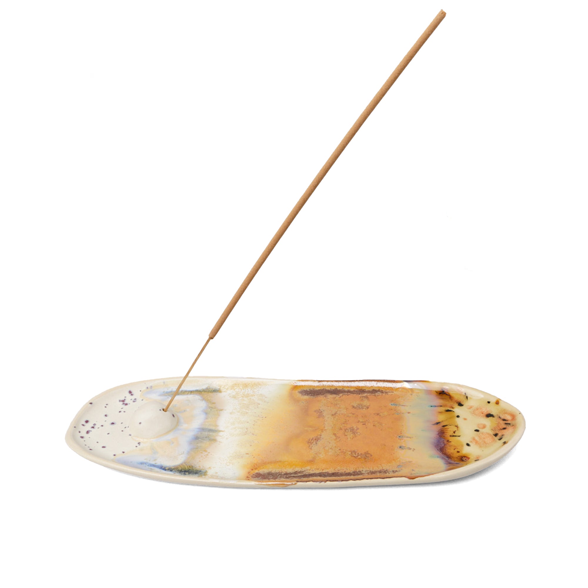 Curious Clay Long Incense Dish