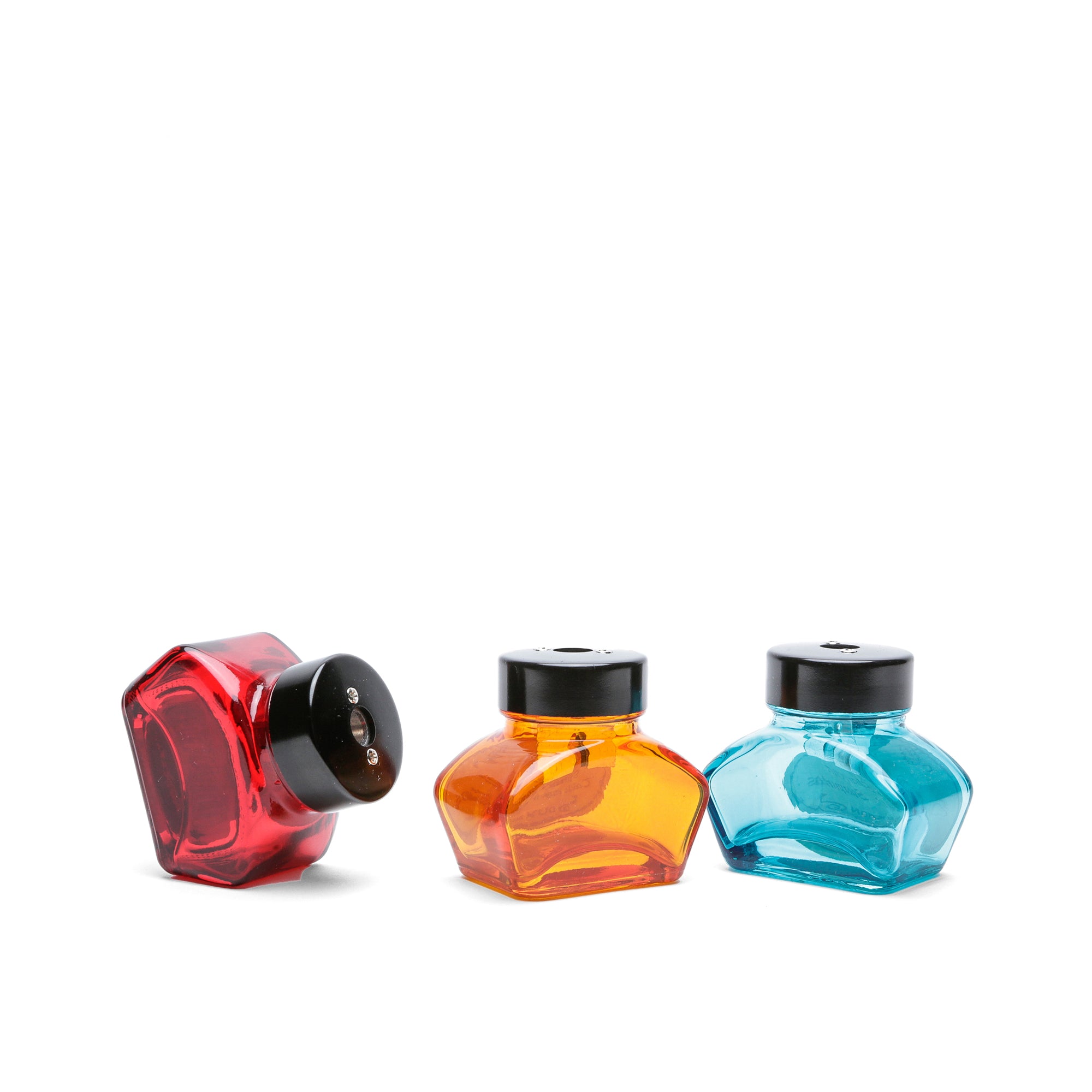 Glass "Inkwell Style' Pencil Sharpener