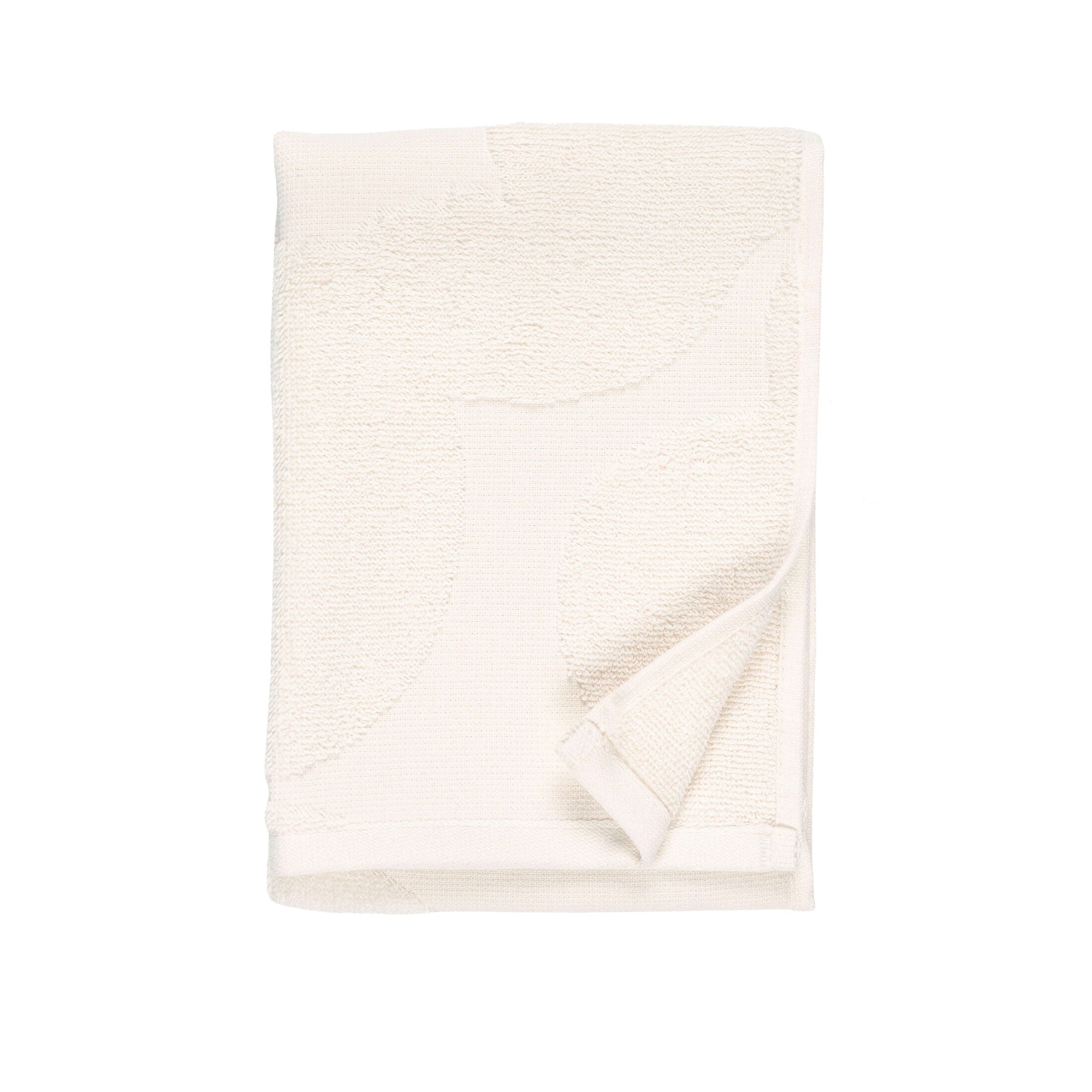 Unikko Solid Ivory Bath Towel