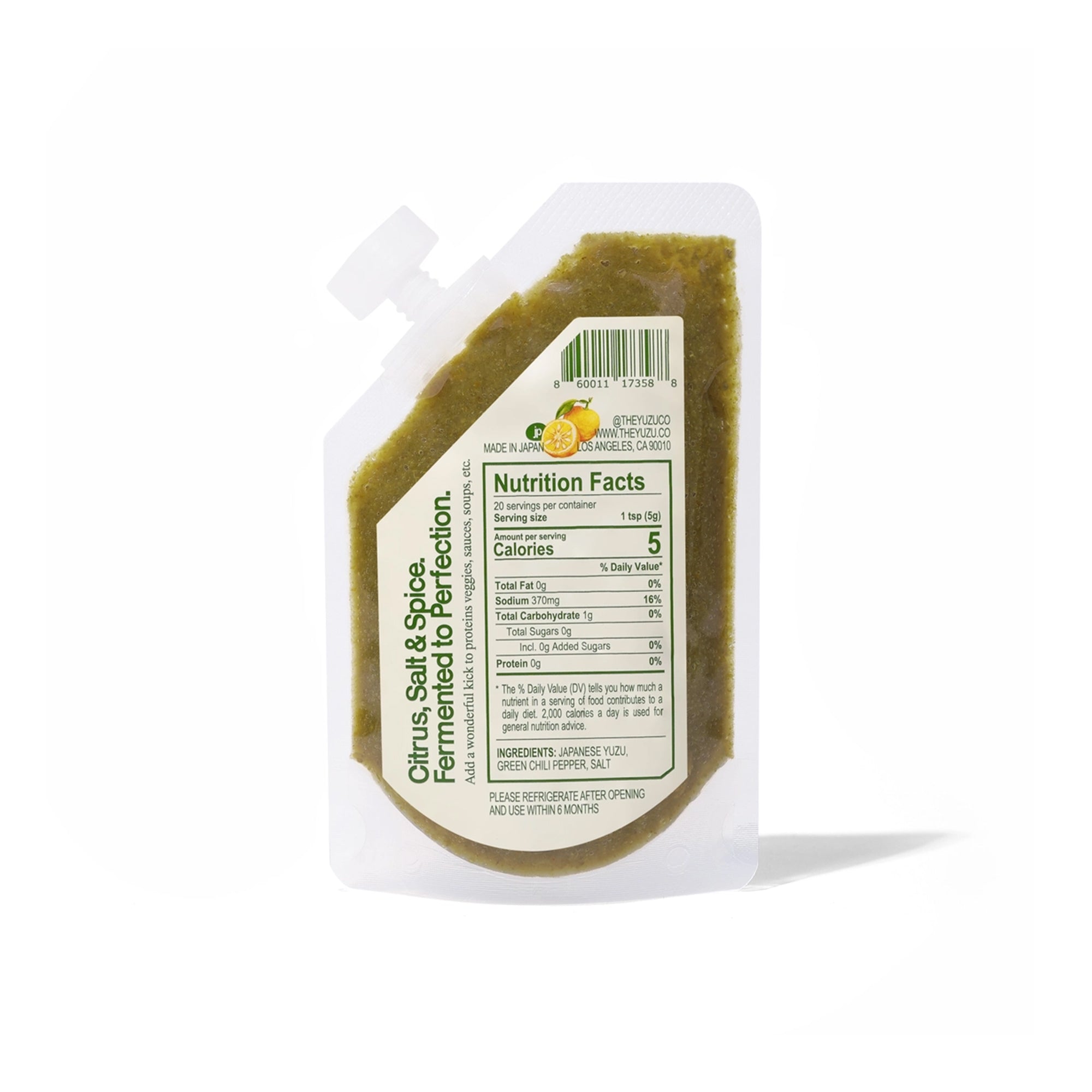 Green Yuzu Kosho, 3.5 oz