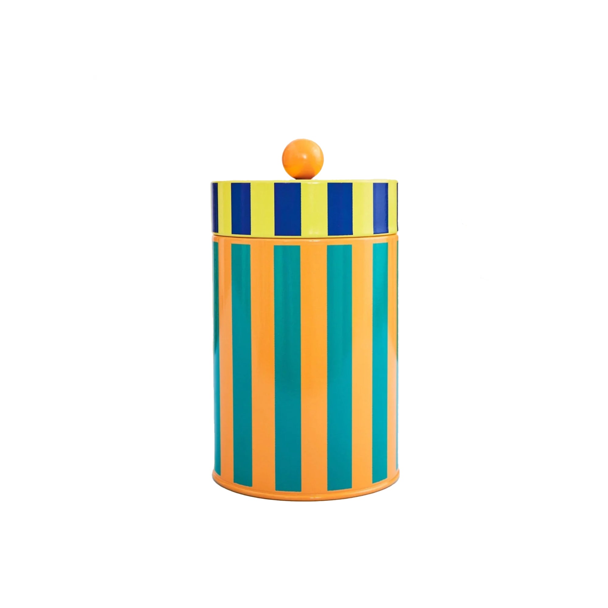 Striped Canister, Large