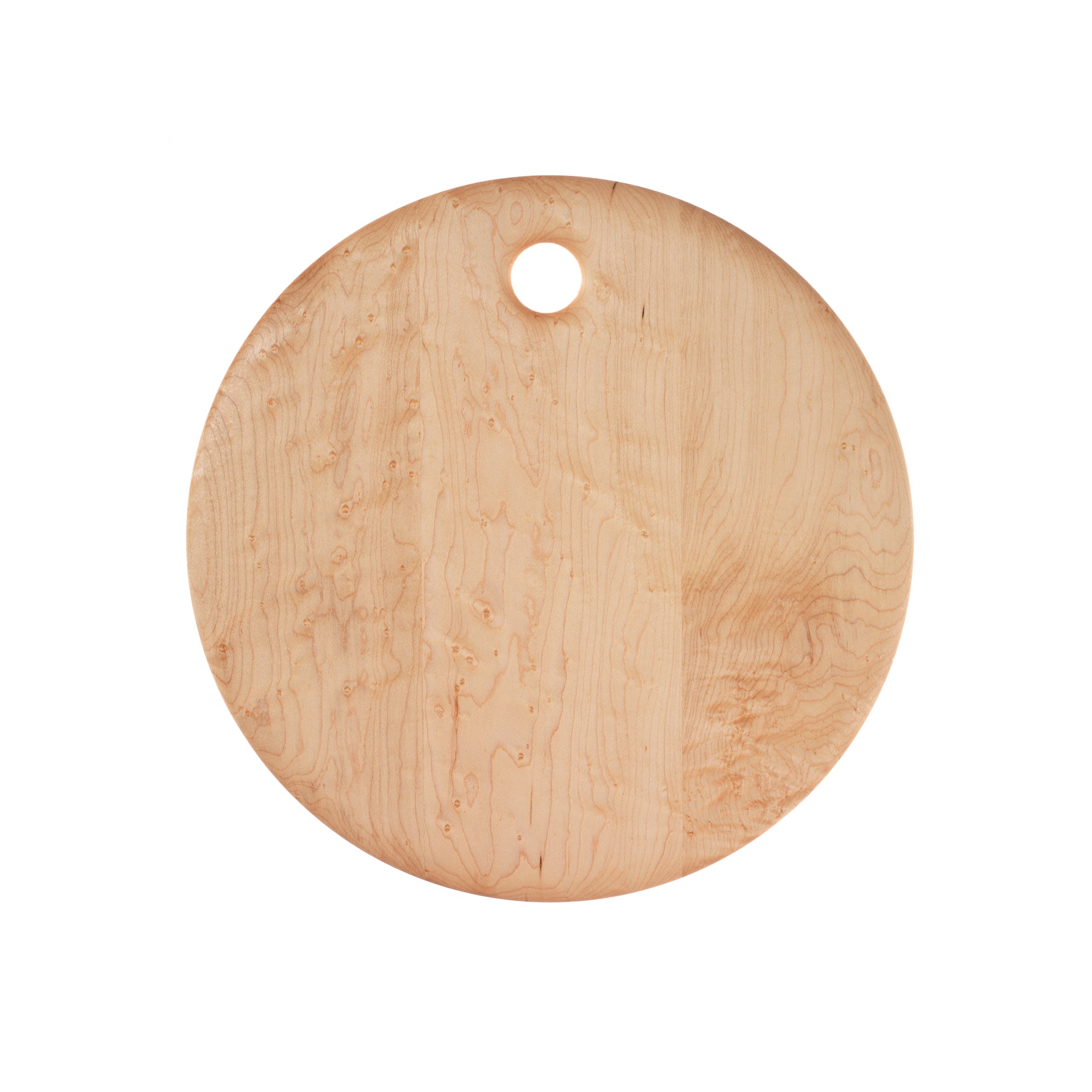 Bird's-Eye Maple Cutting Board, Round