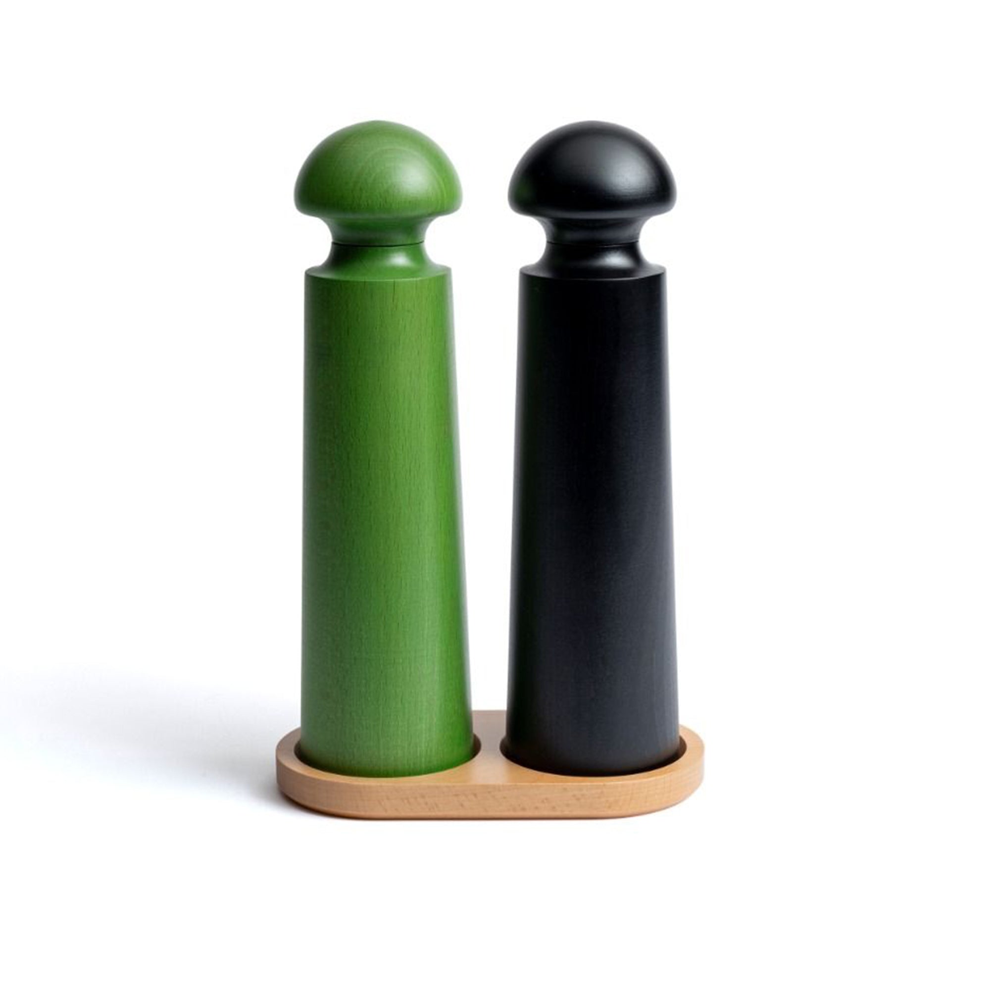 Salt + Pepper Mill Stand, Beech