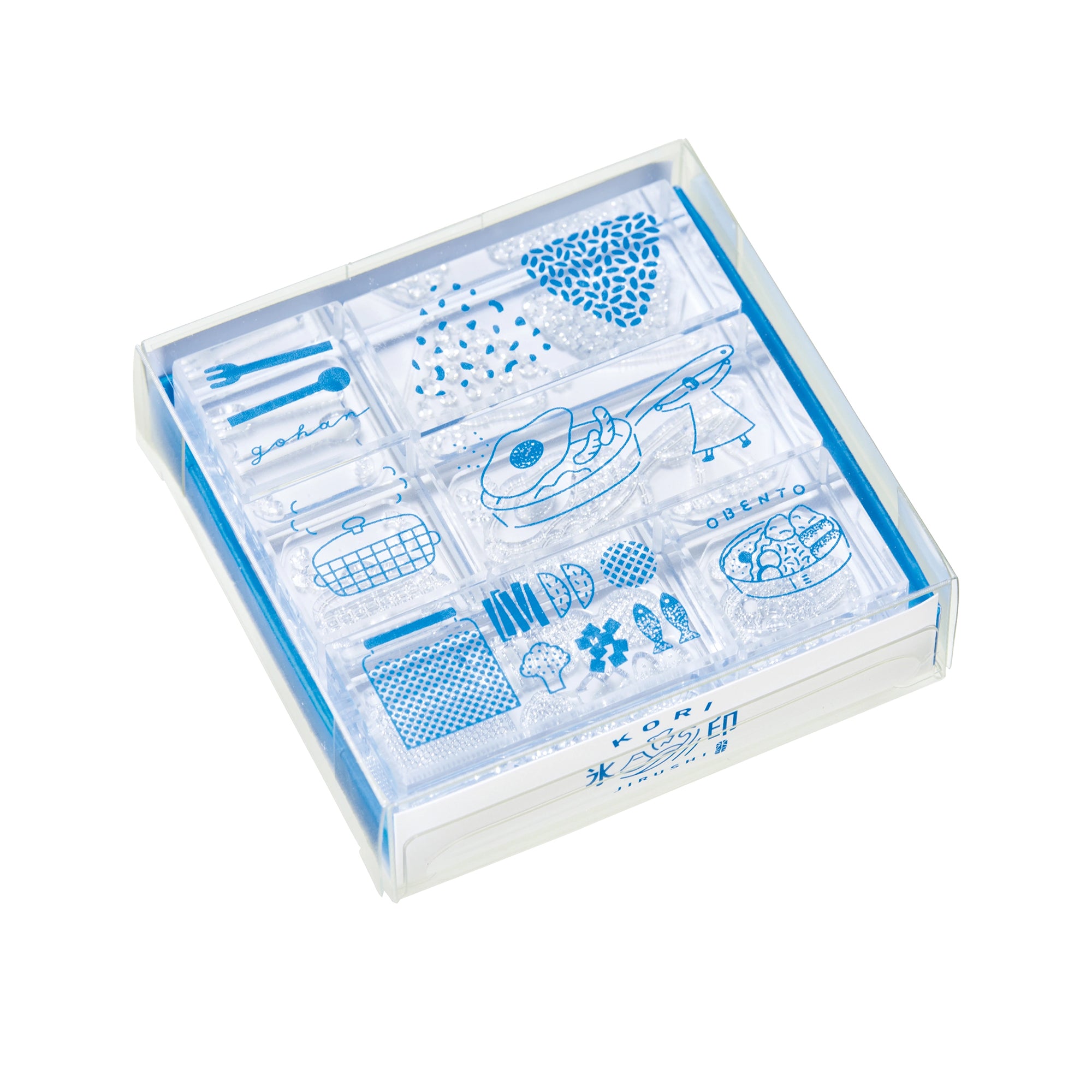 Kori Jirushi Crystal Clarity Stamps, 6 Set Box