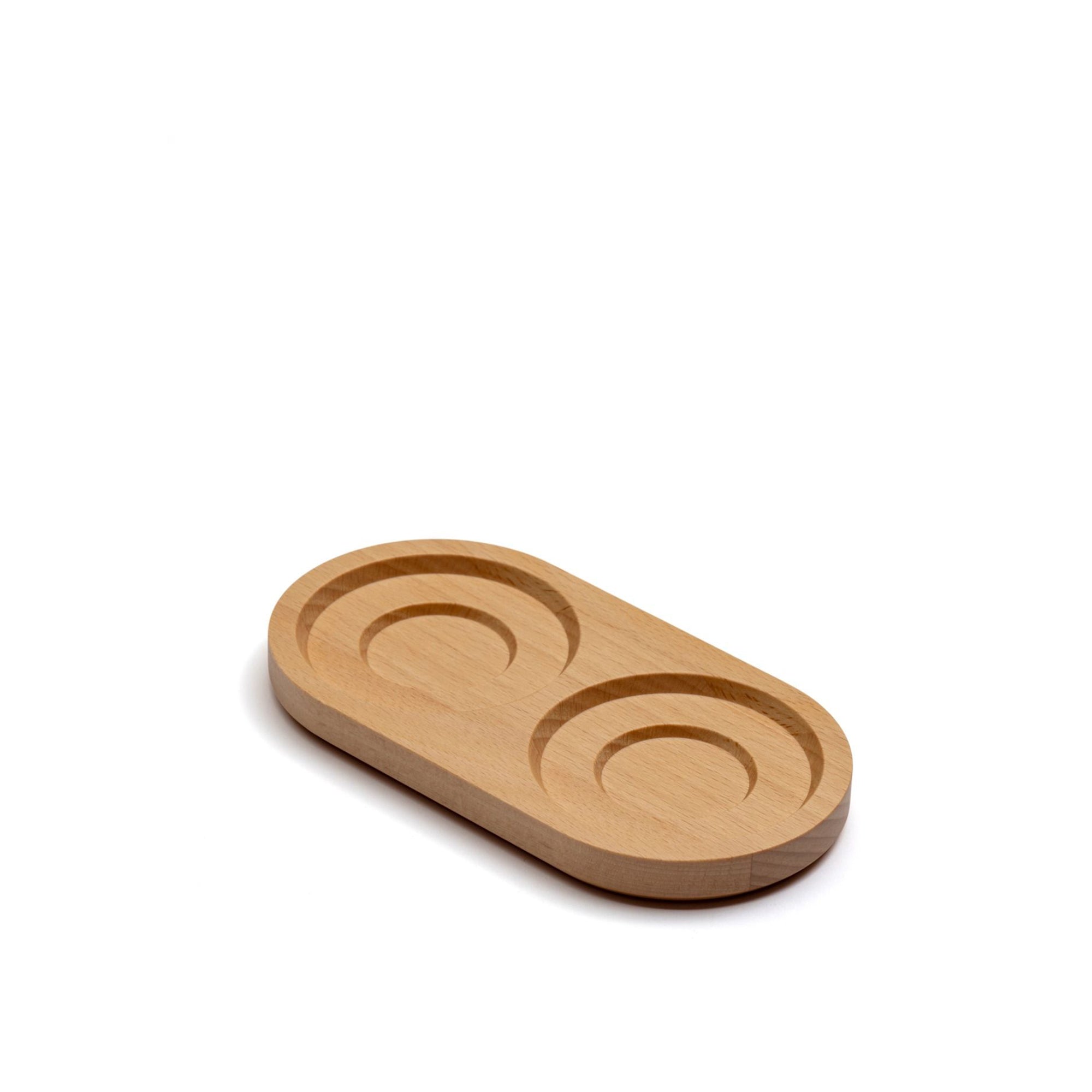 Salt + Pepper Mill Stand, Beech