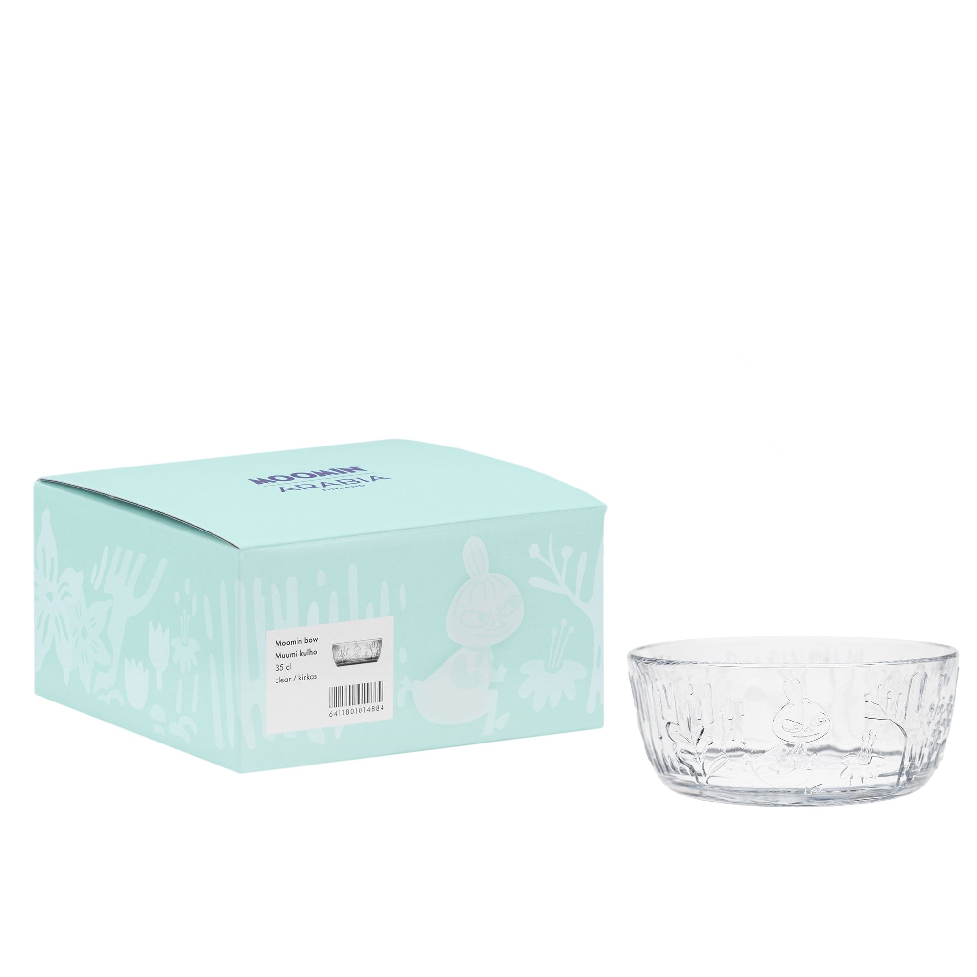 Moomin Clear Glass Bowl