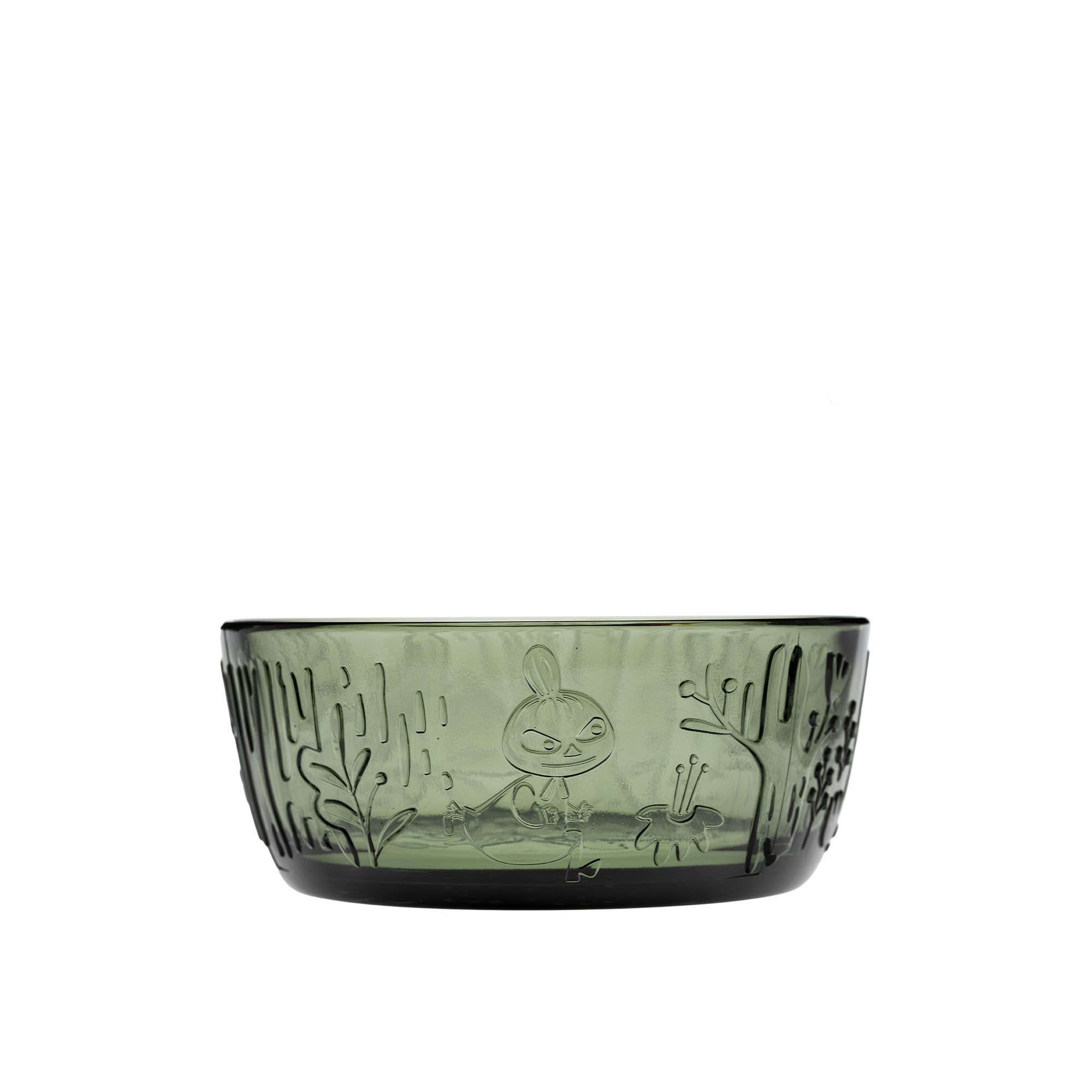 Moomin Pine Green Glass Bowl