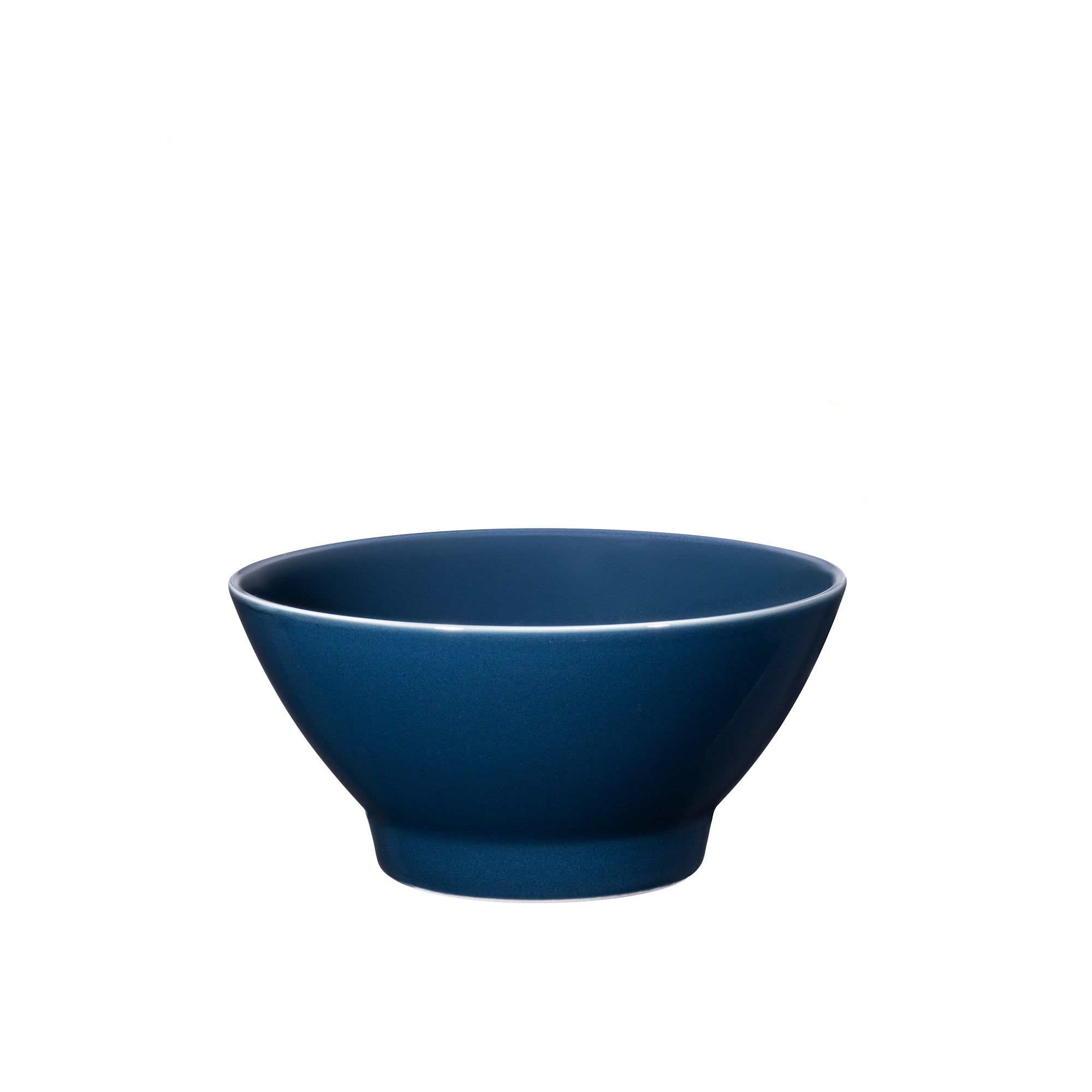 Ceramic Noodle Bowl, Cobalt Blue