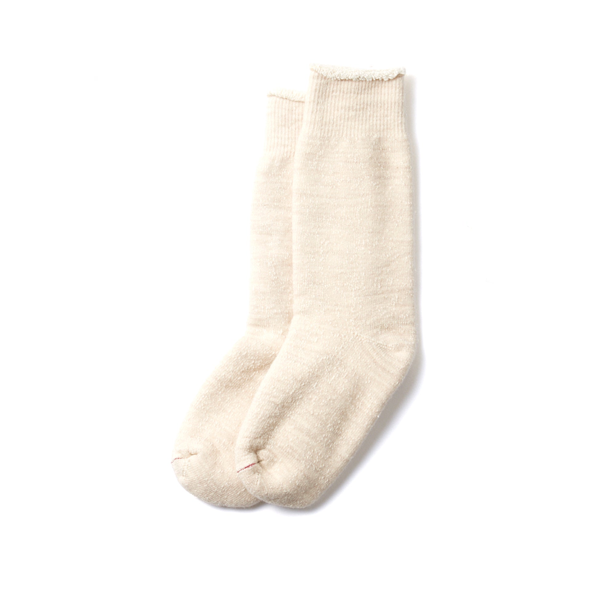 Double Face Crew Socks "Merino Wool + Organic Cotton"