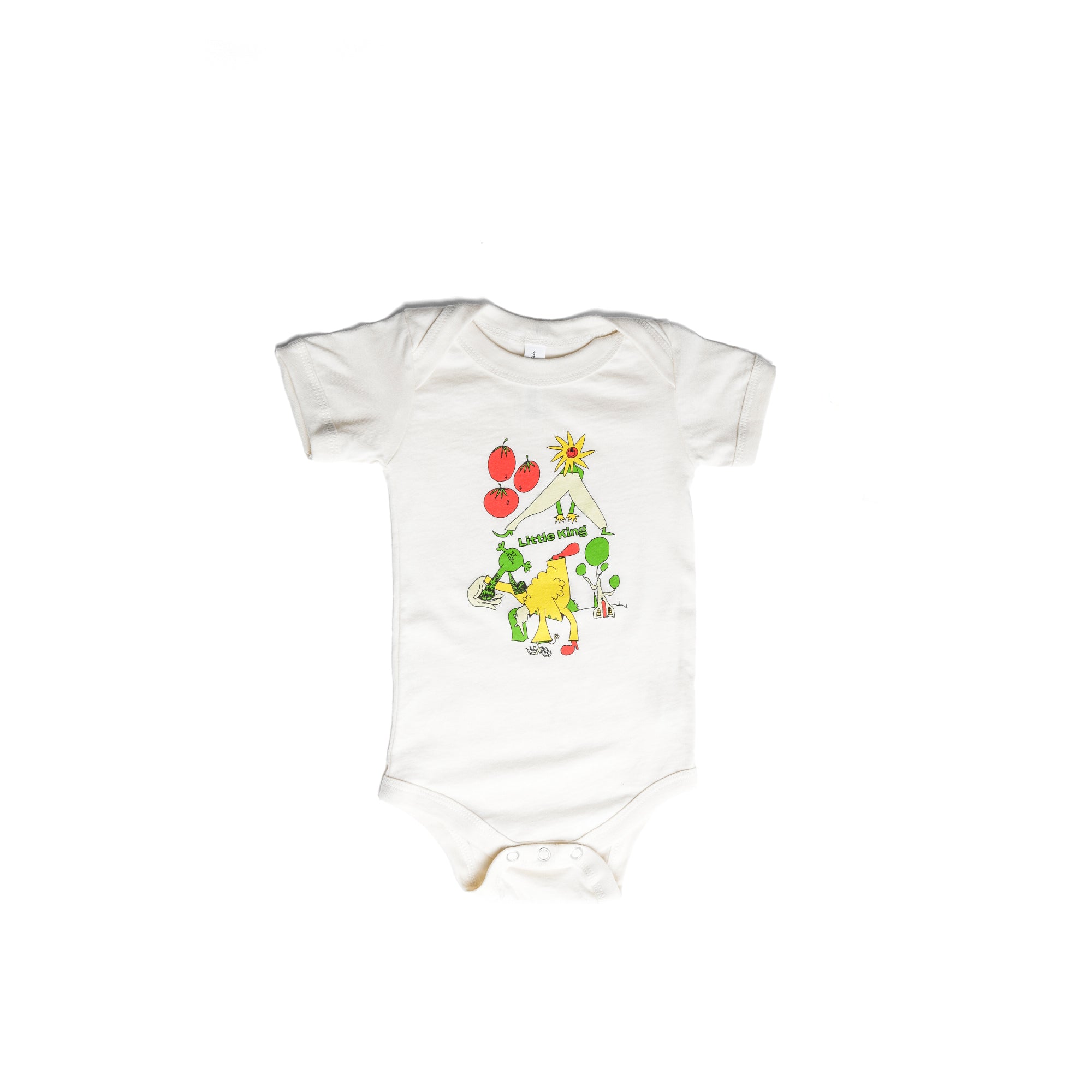 Sakari x Little King Infant Onesie, Cream / Color