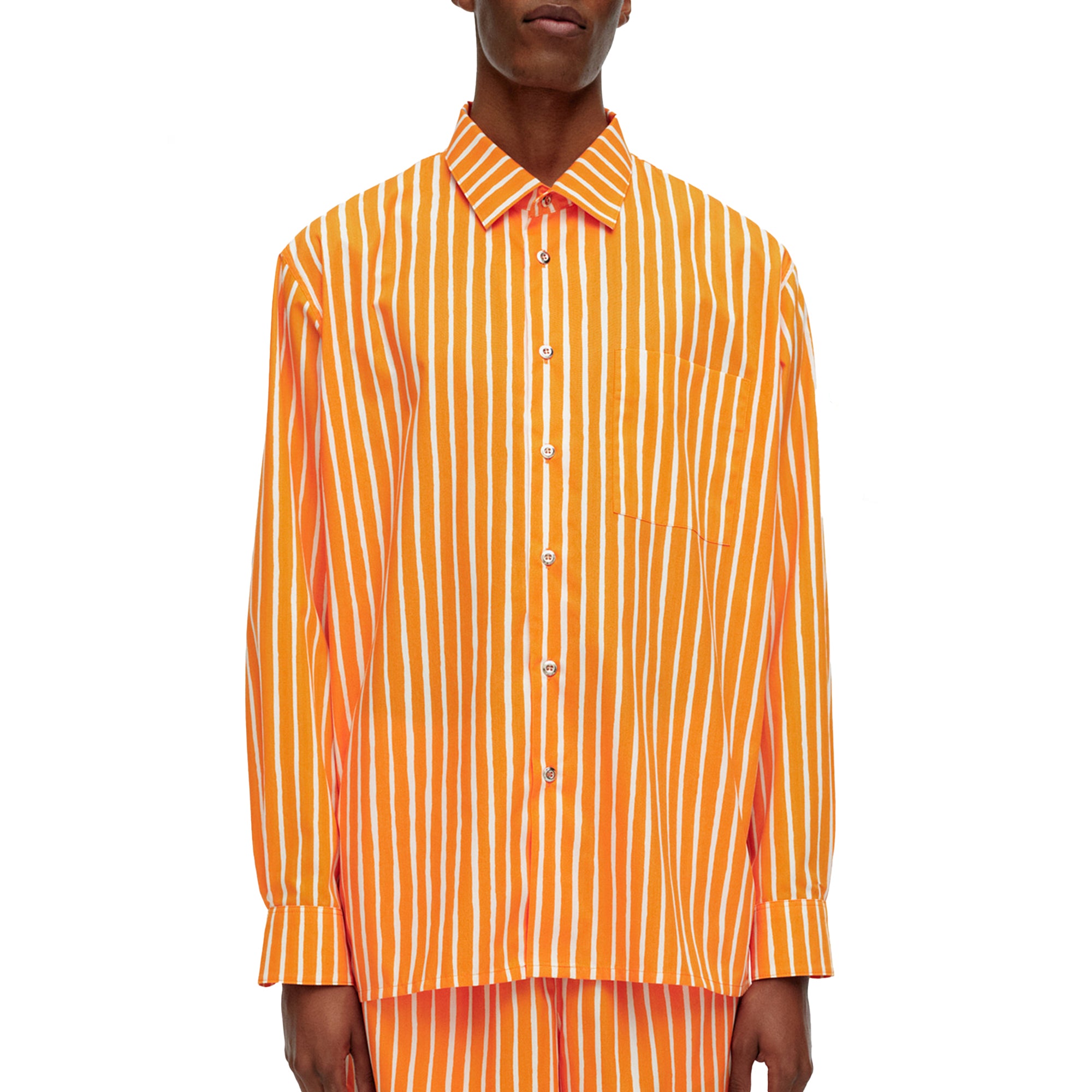 Jokapoika Shirt - Orange + White