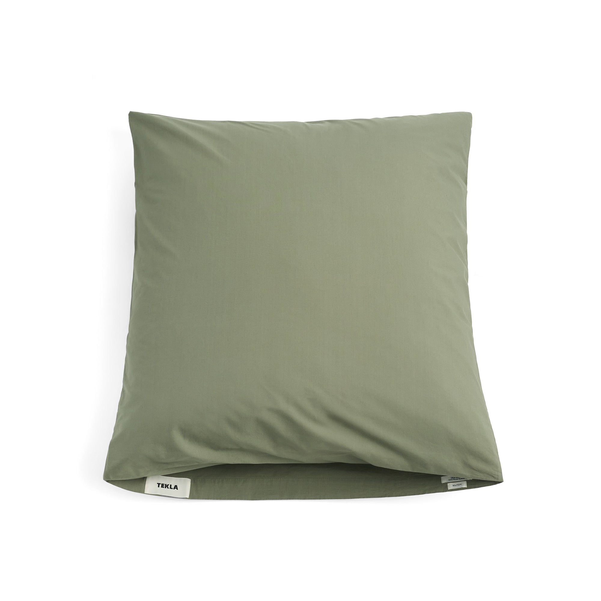 Percale Pillow Sham, Olive Green