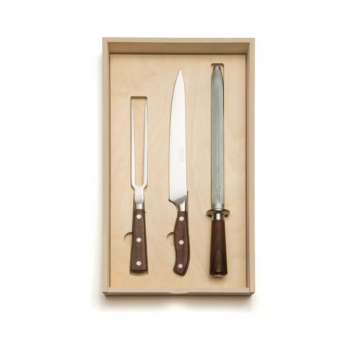 Rosewood Carving Set, 3 pc