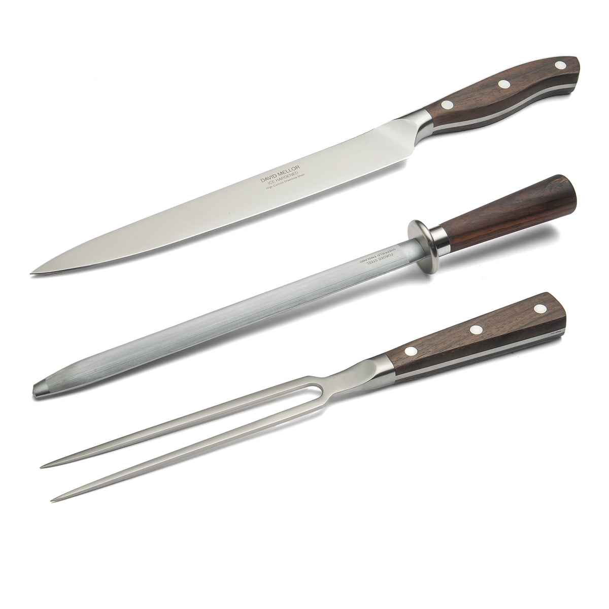 Rosewood Carving Set, 3 pc