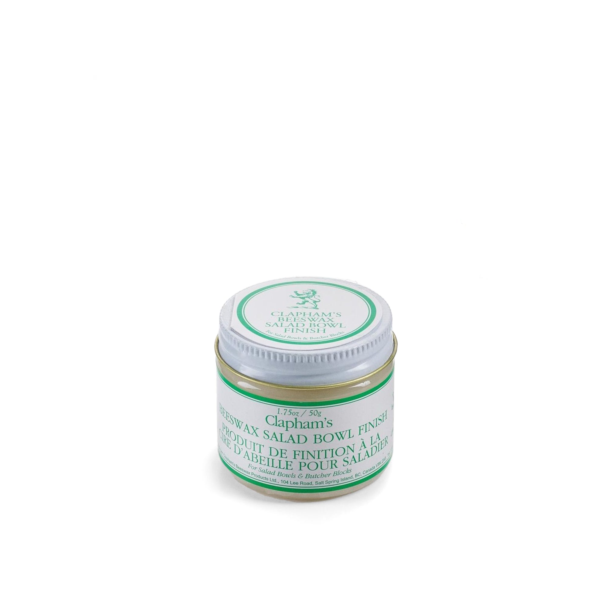 Clapham's Beeswax Food-Safe Wood Finish