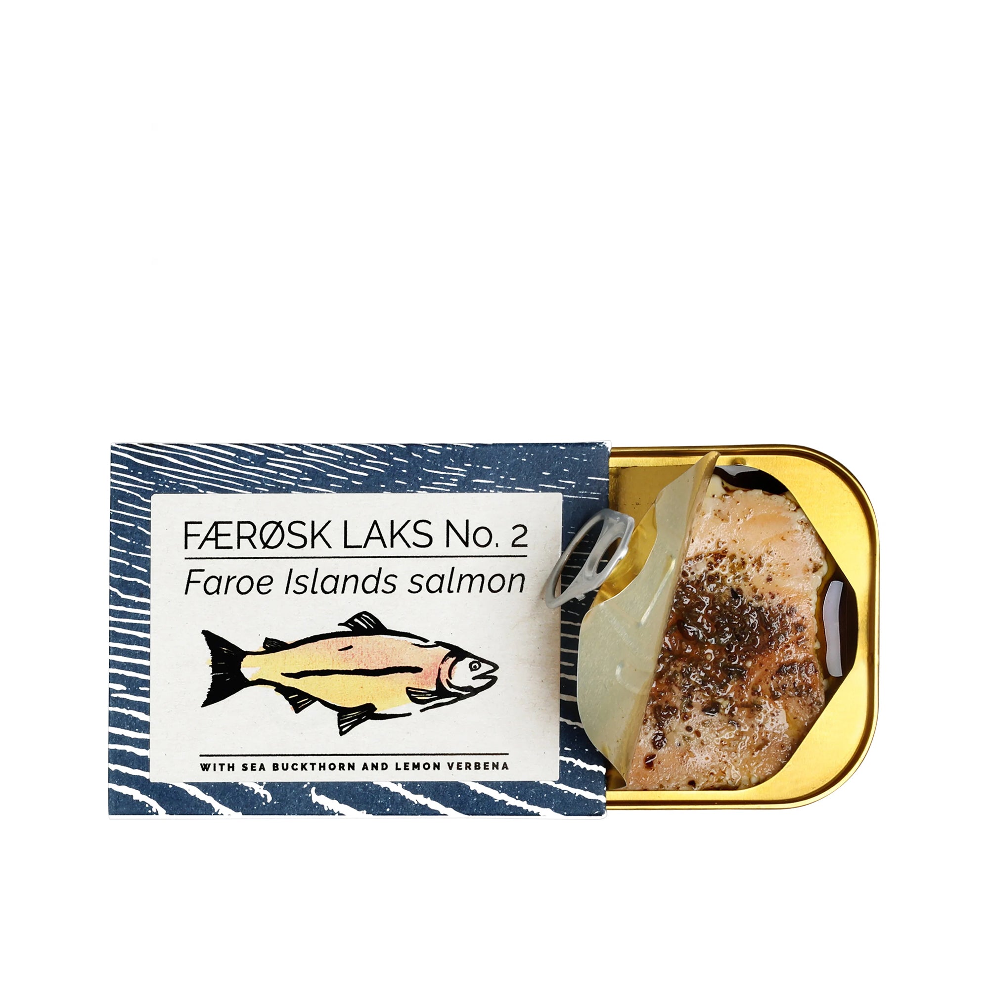 Færøsk Laks No. 2 Faroe Islands Salmon with Sea Buckthorn + Lemon Verbena