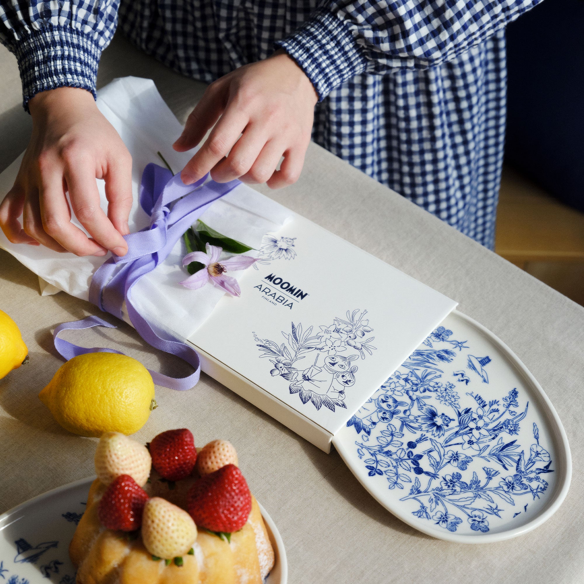 Moomin Haru Serving Plate, 7in