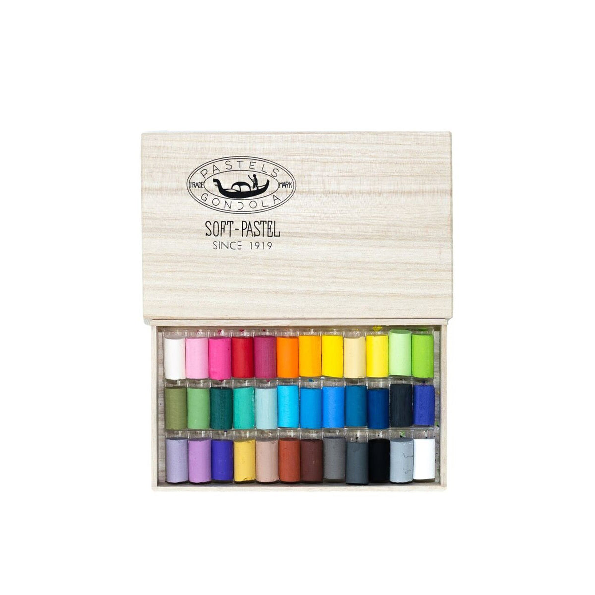 Gondola Soft Pastels, 36 color set