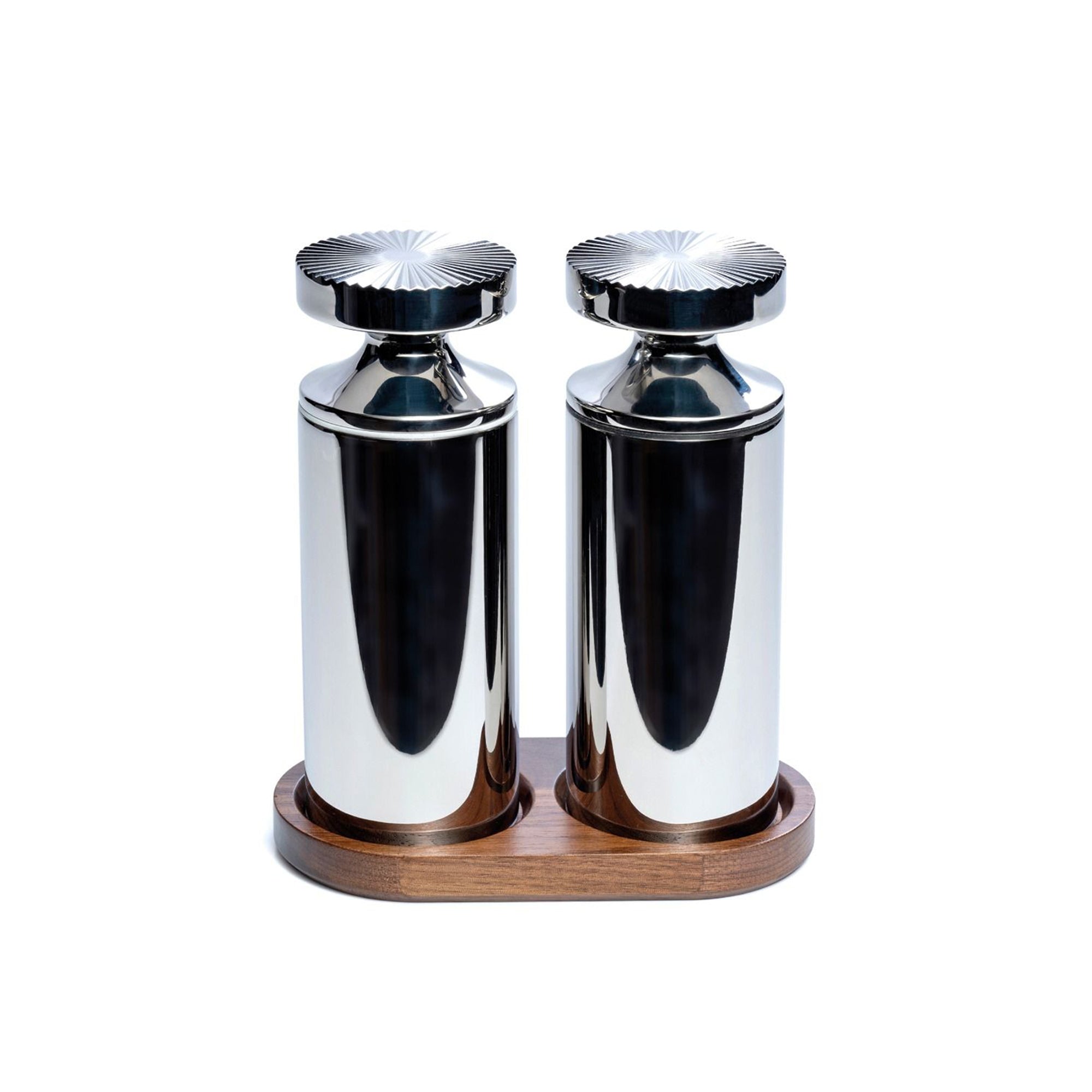 Salt + Pepper Mill Set, Stainless Steel