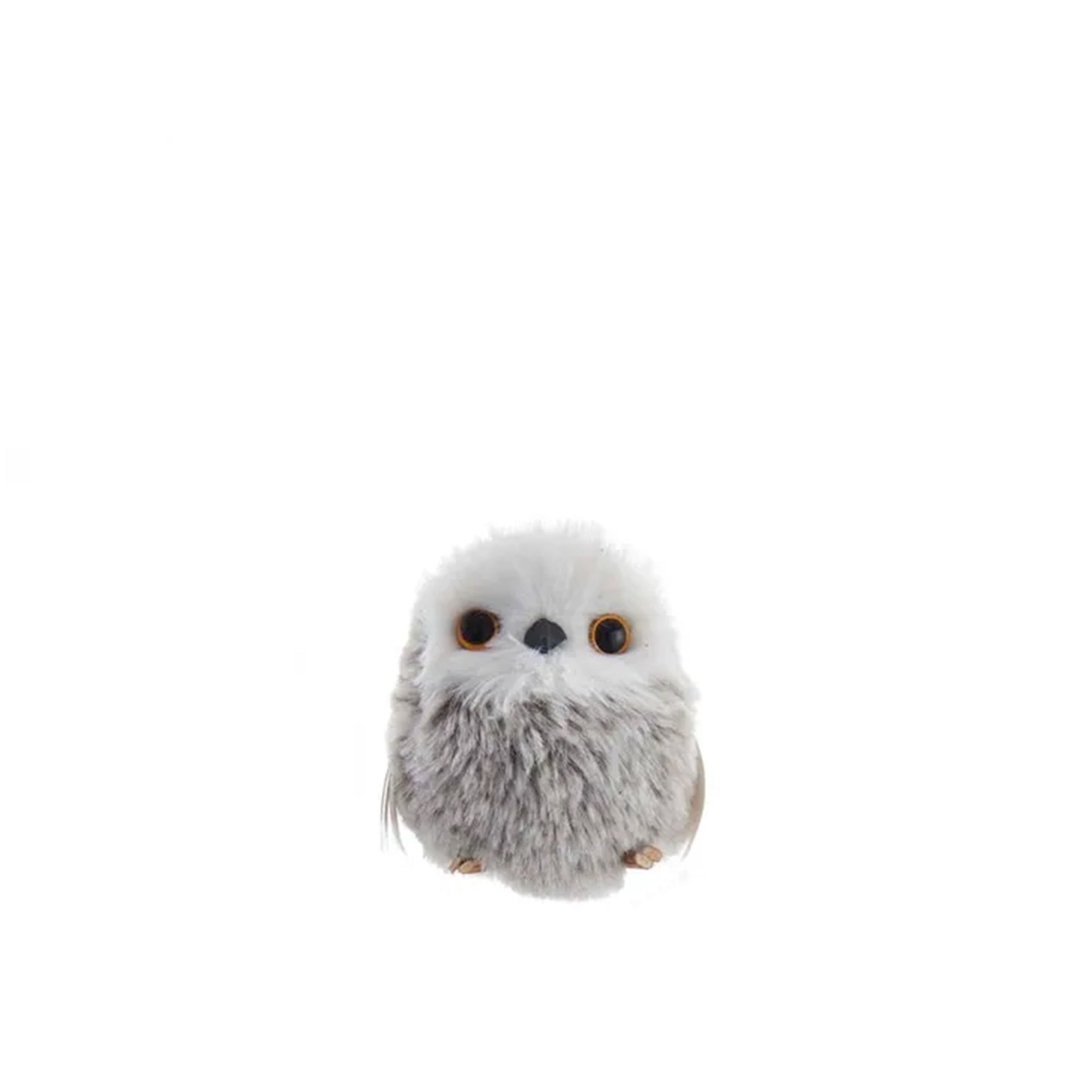 Baby Gray Owl Ornament