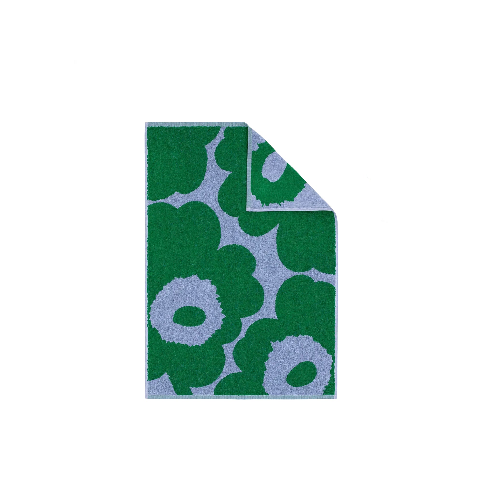 Unikko Towel, Light Blue and Green