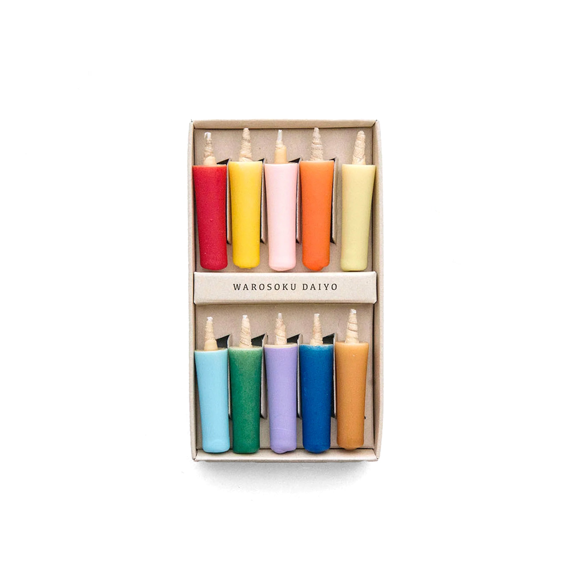 Colorful Rice Wax Candles