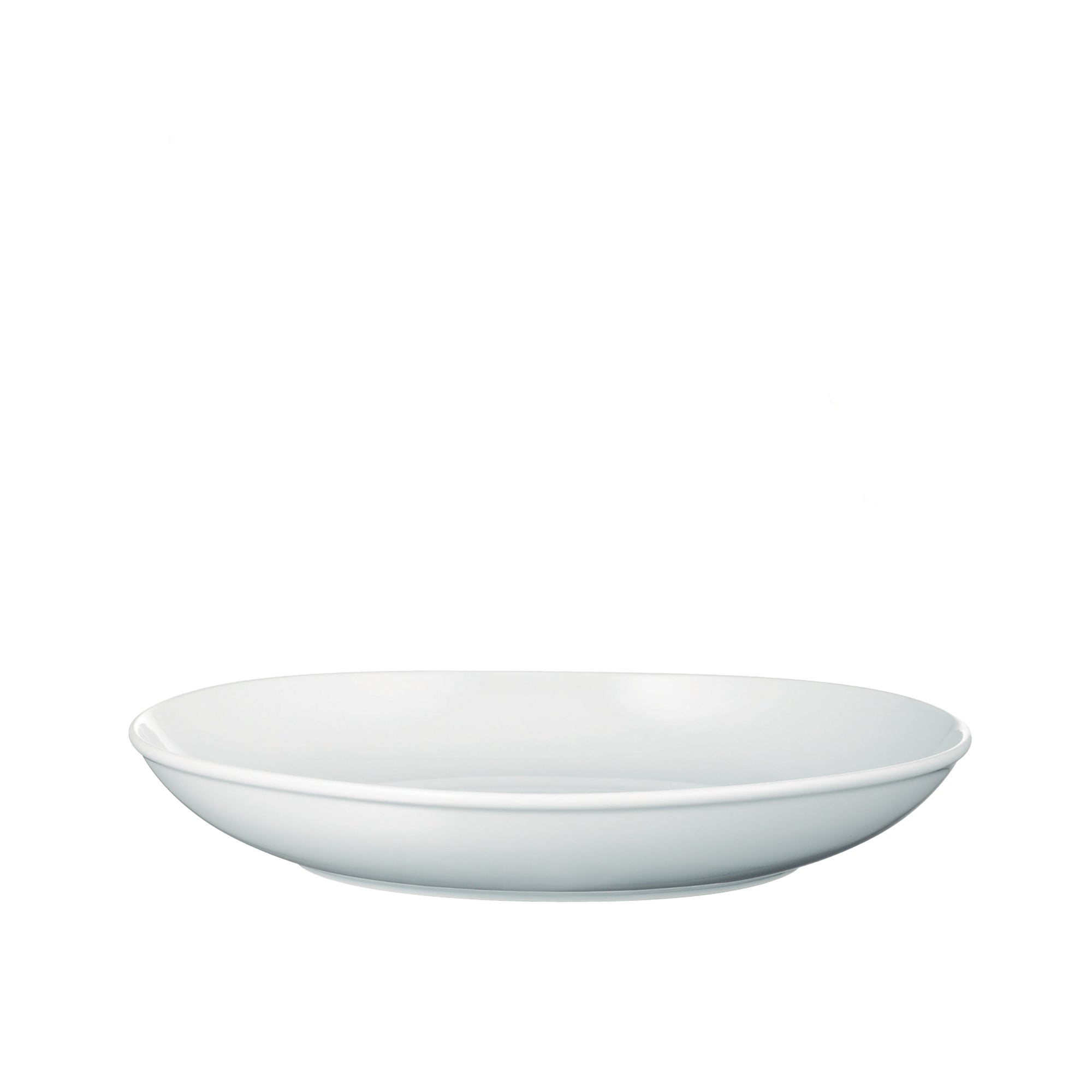 Ceramic Oval Serving Bowl, White
