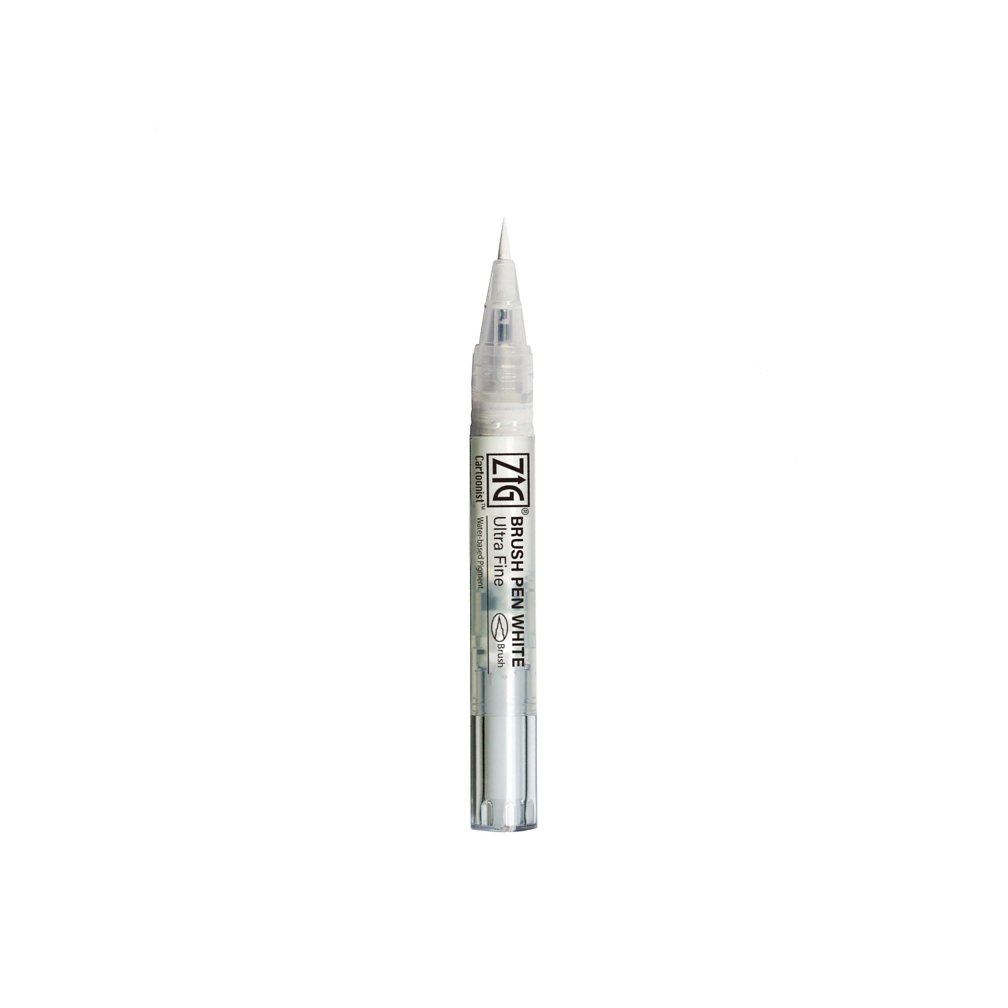 ZIG Brush Pen White Ultra Fine