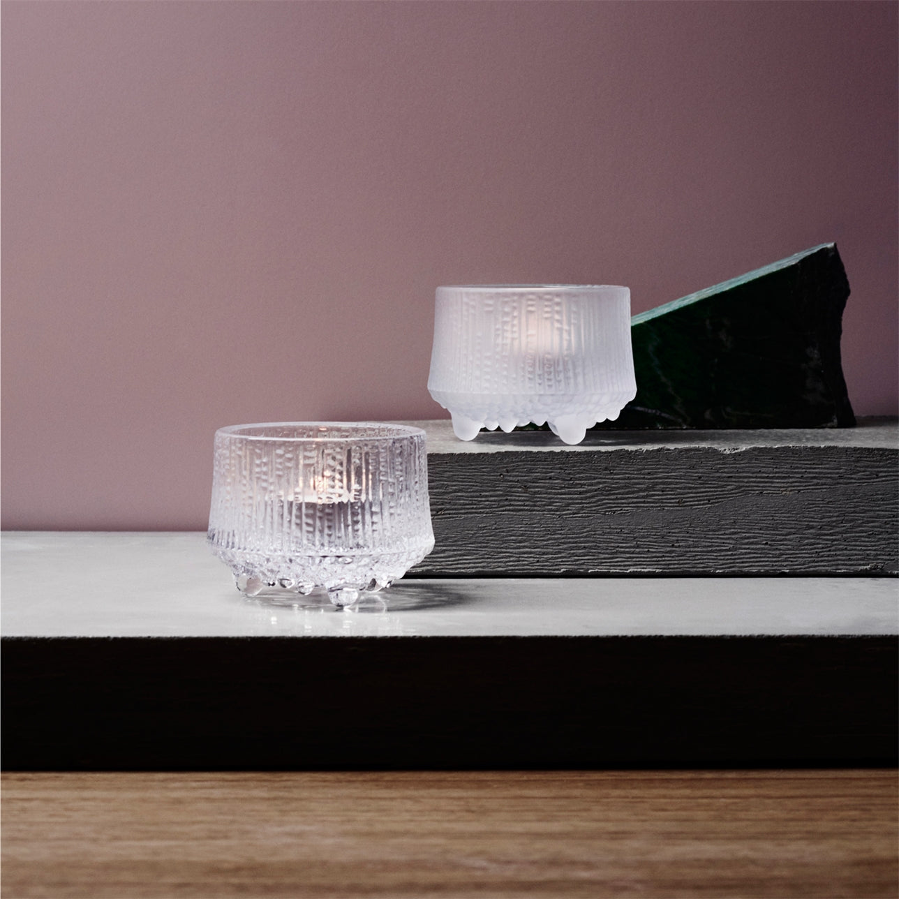 Ultima Thule Tealight Candleholder Clear 2.5"