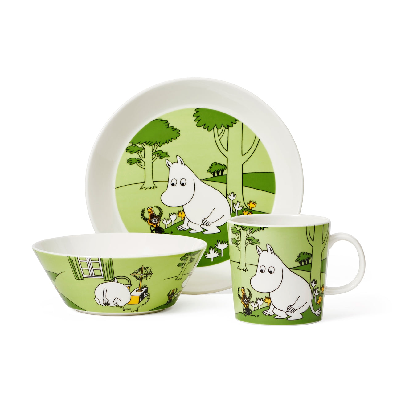 Moomintroll Grass Green Plate