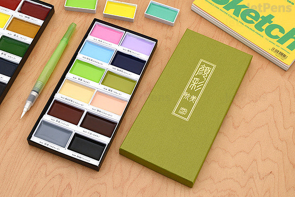 Gansai Tambi Watercolor Paint Set