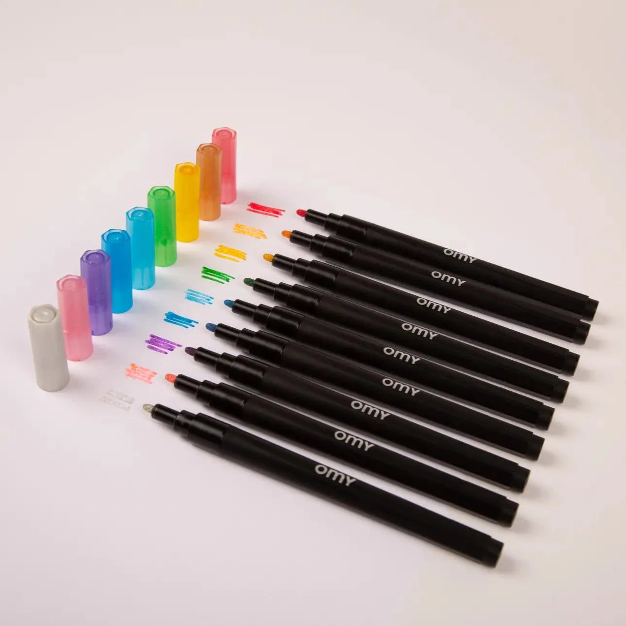 Glitter Markers Set