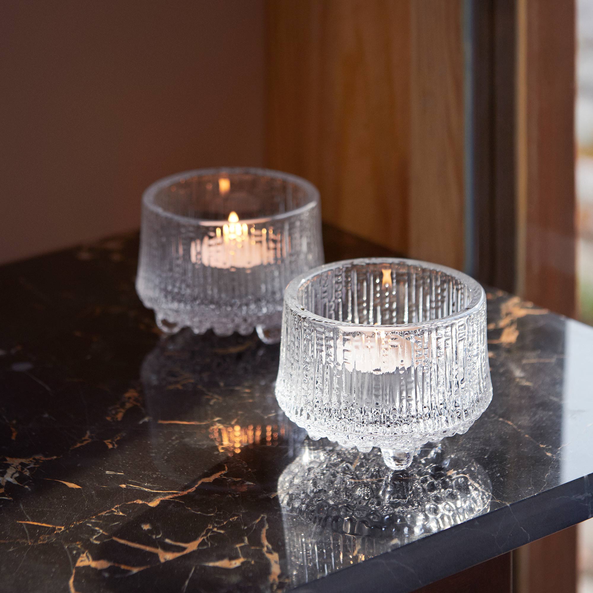 Ultima Thule Tealight Candleholder Clear 2.5"