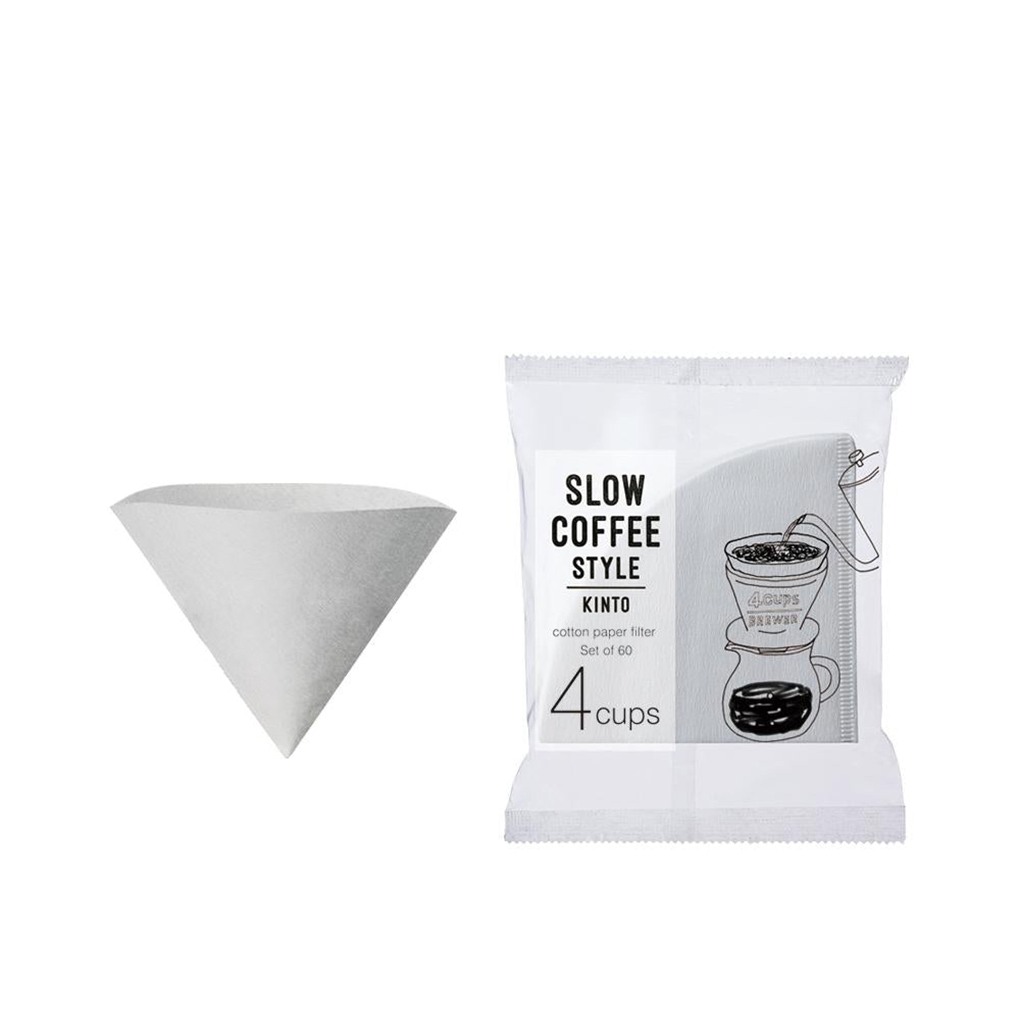 Paper Coffee Filters, 4cups