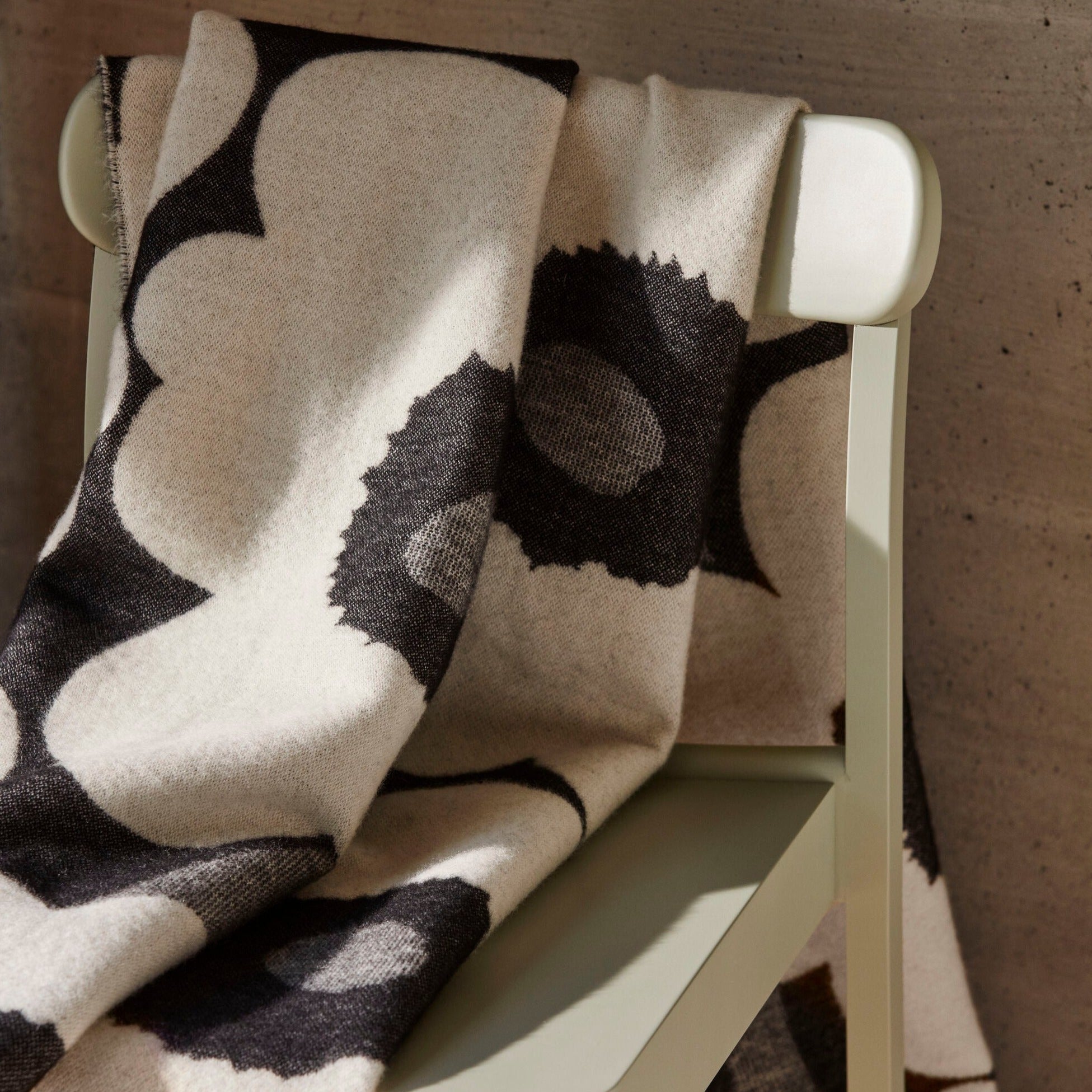 Unikko Blanket, Black + White