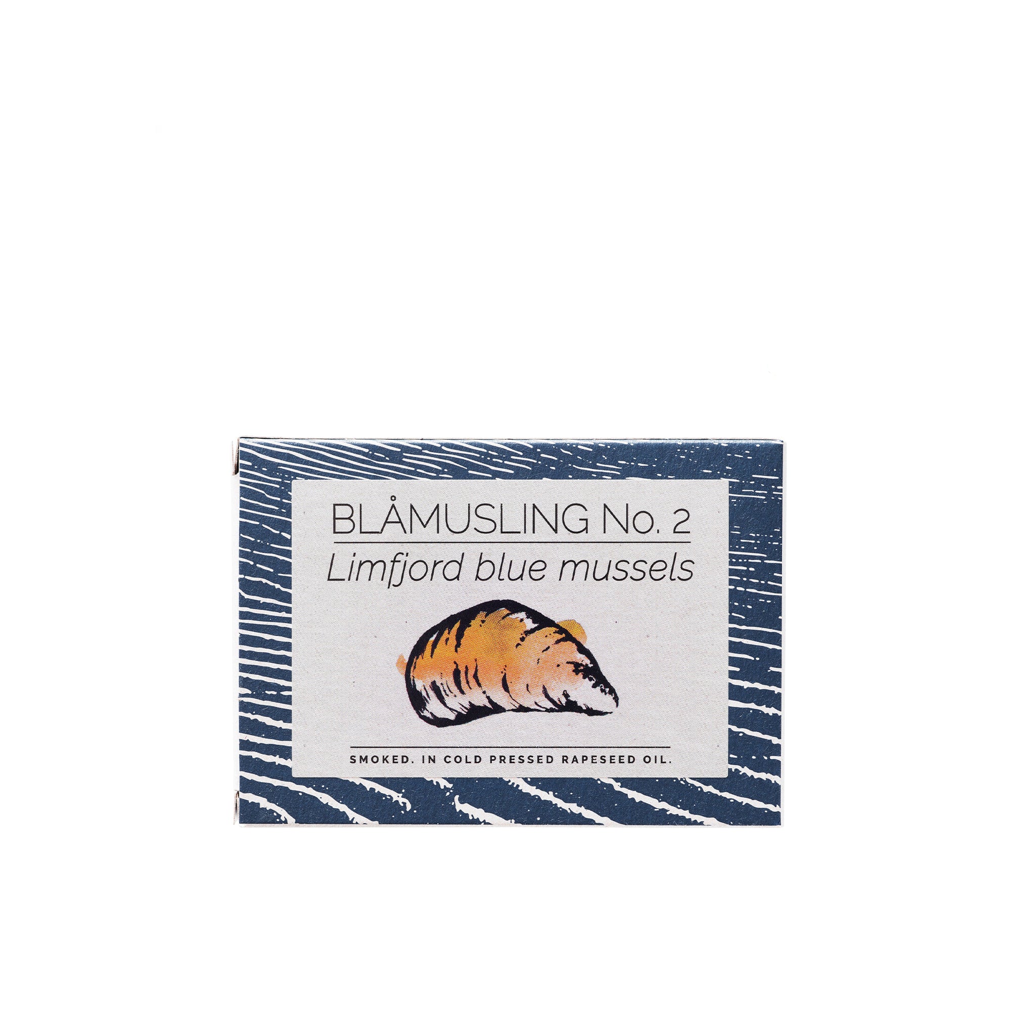 Blåmuslinger No. 2 Limfjord Blue Mussels Smoked in Cold Pressed Rapeseed Oil