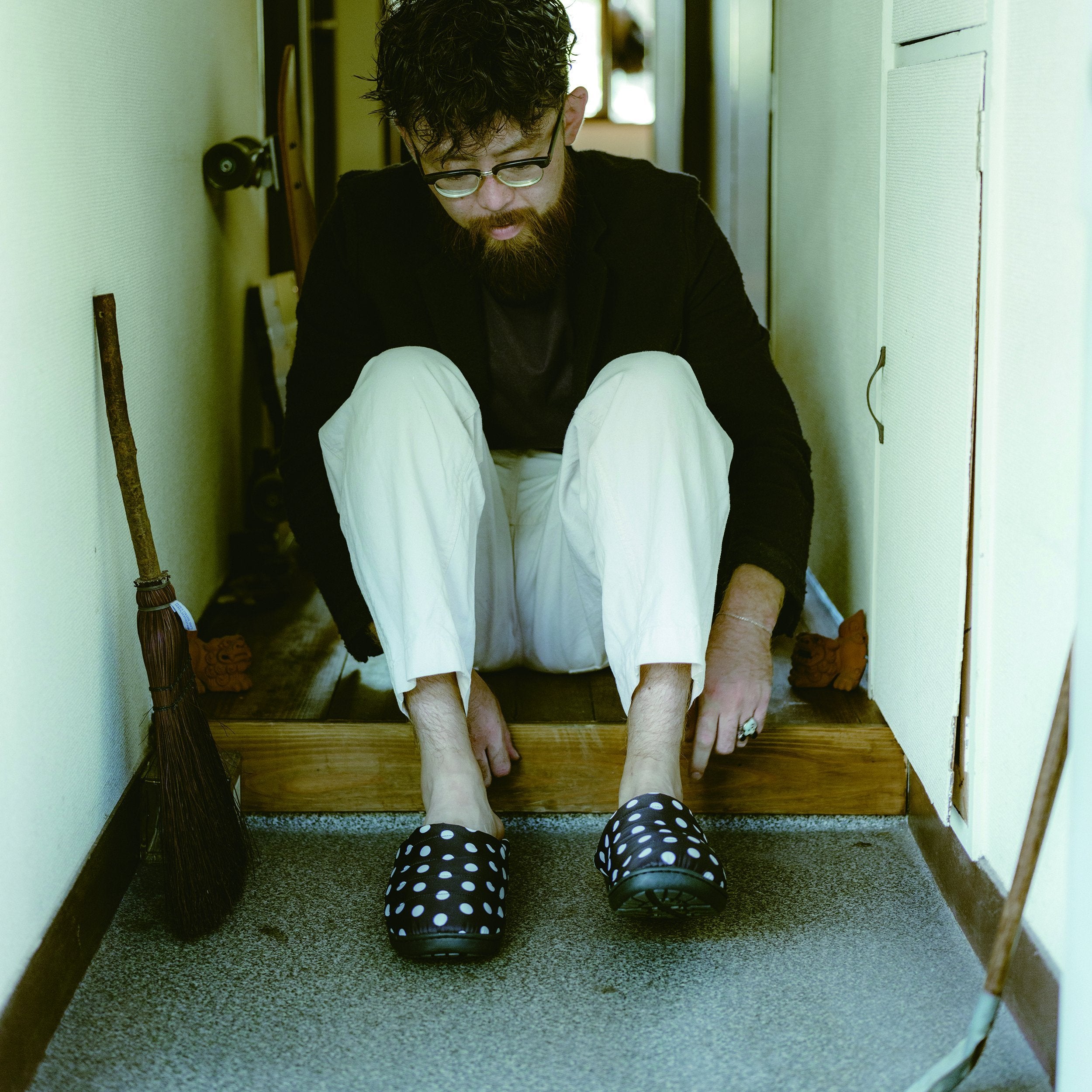 Subu Indoor/Outdoor Slippers - Polka Dot