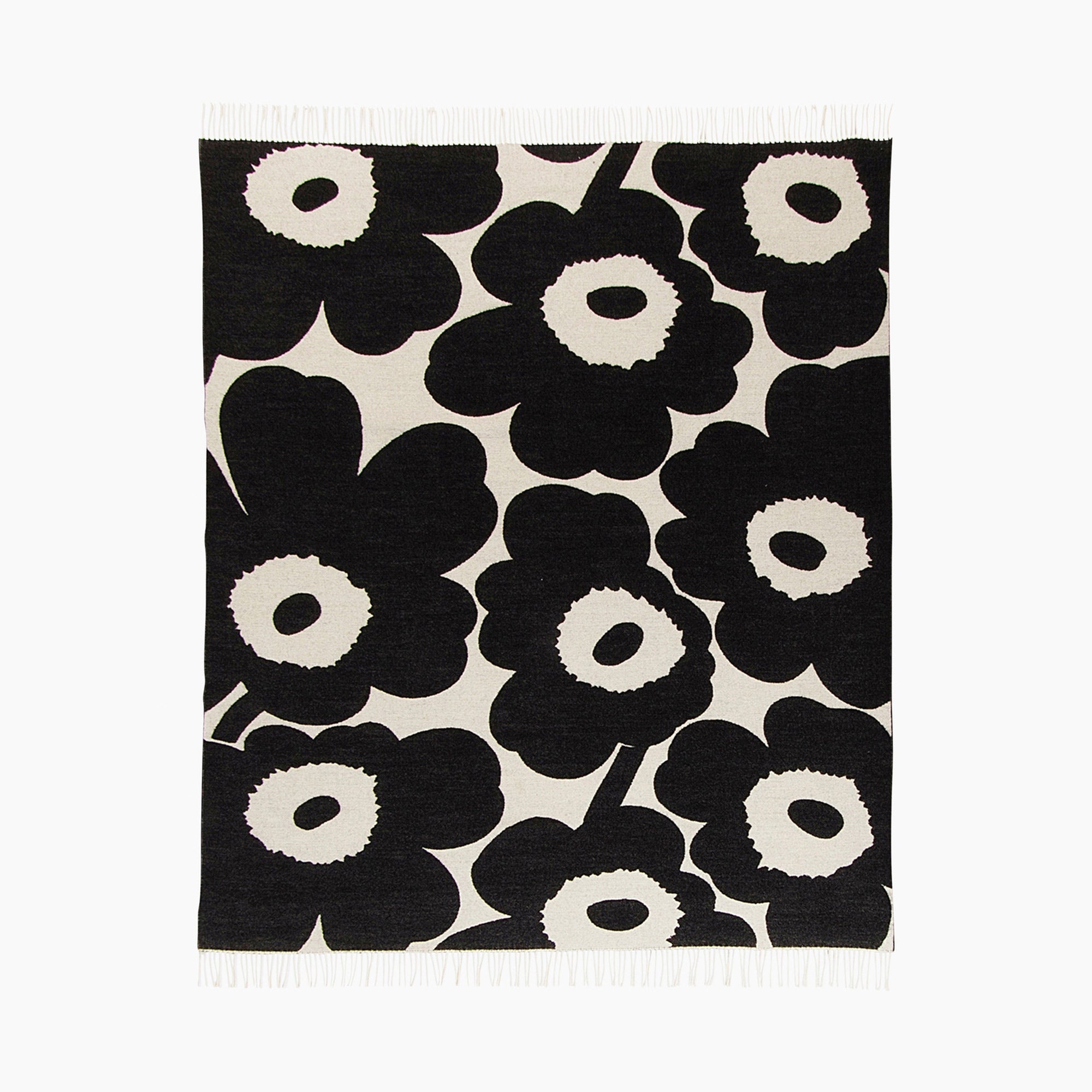 Unikko Blanket, Black + White