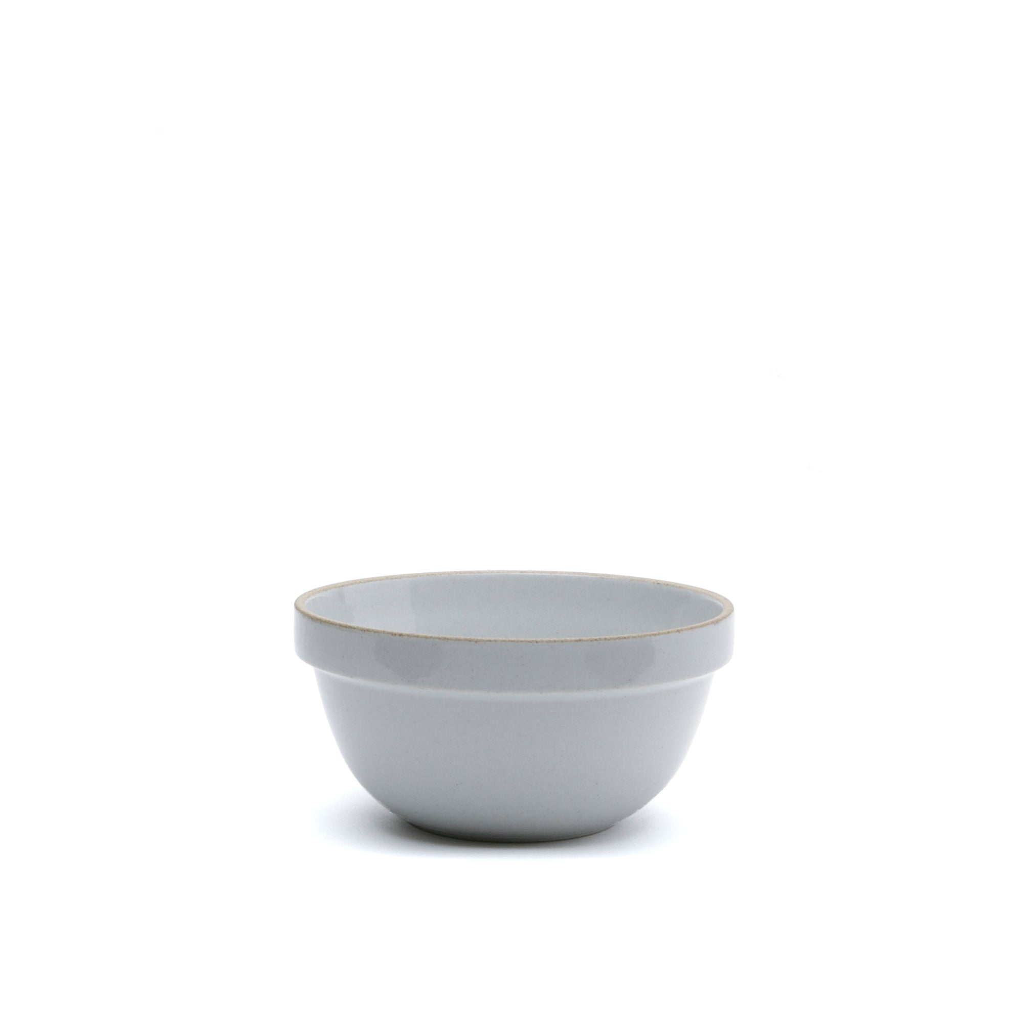 Gloss Gray Porcelain Ceramic Deep Bowl