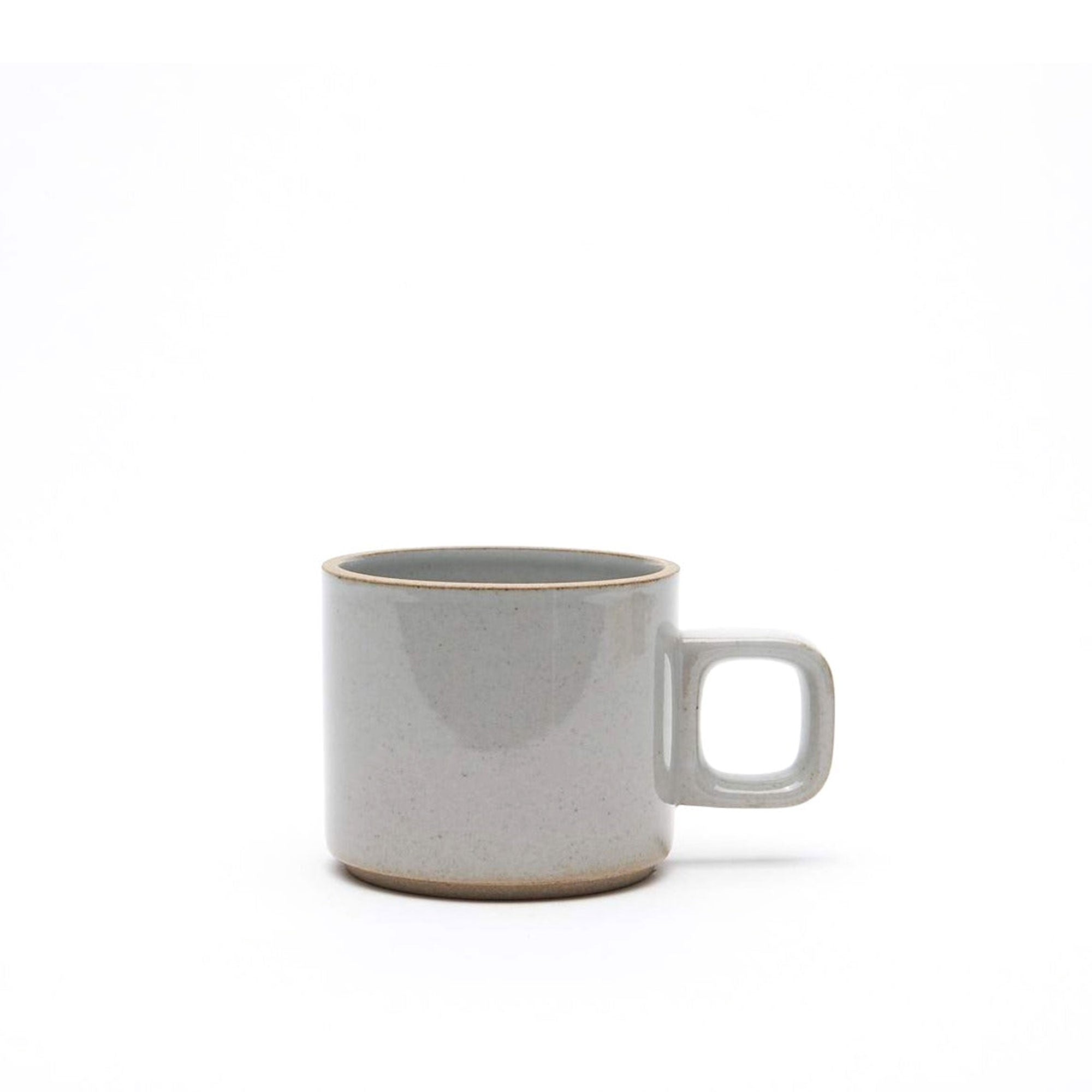 Gloss Gray Porcelain Ceramic Mug
