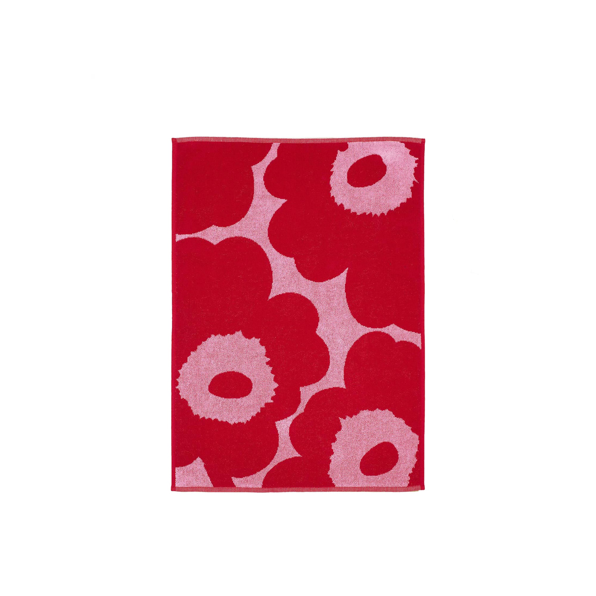 Unikko Towel, Pink + Red