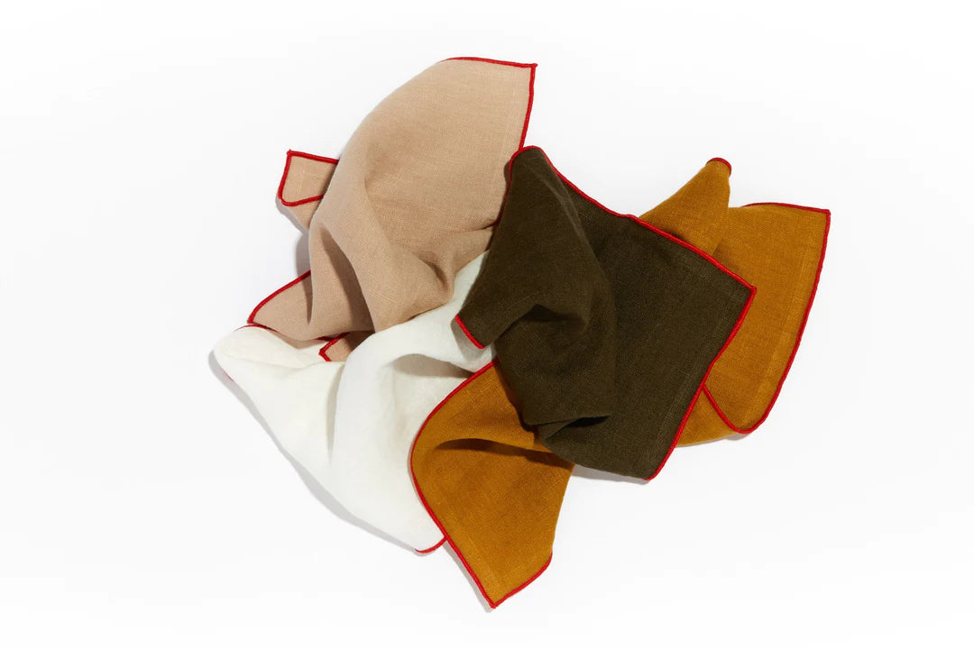 Milk, Bread, & Honey Dinner Napkins, Set of 4