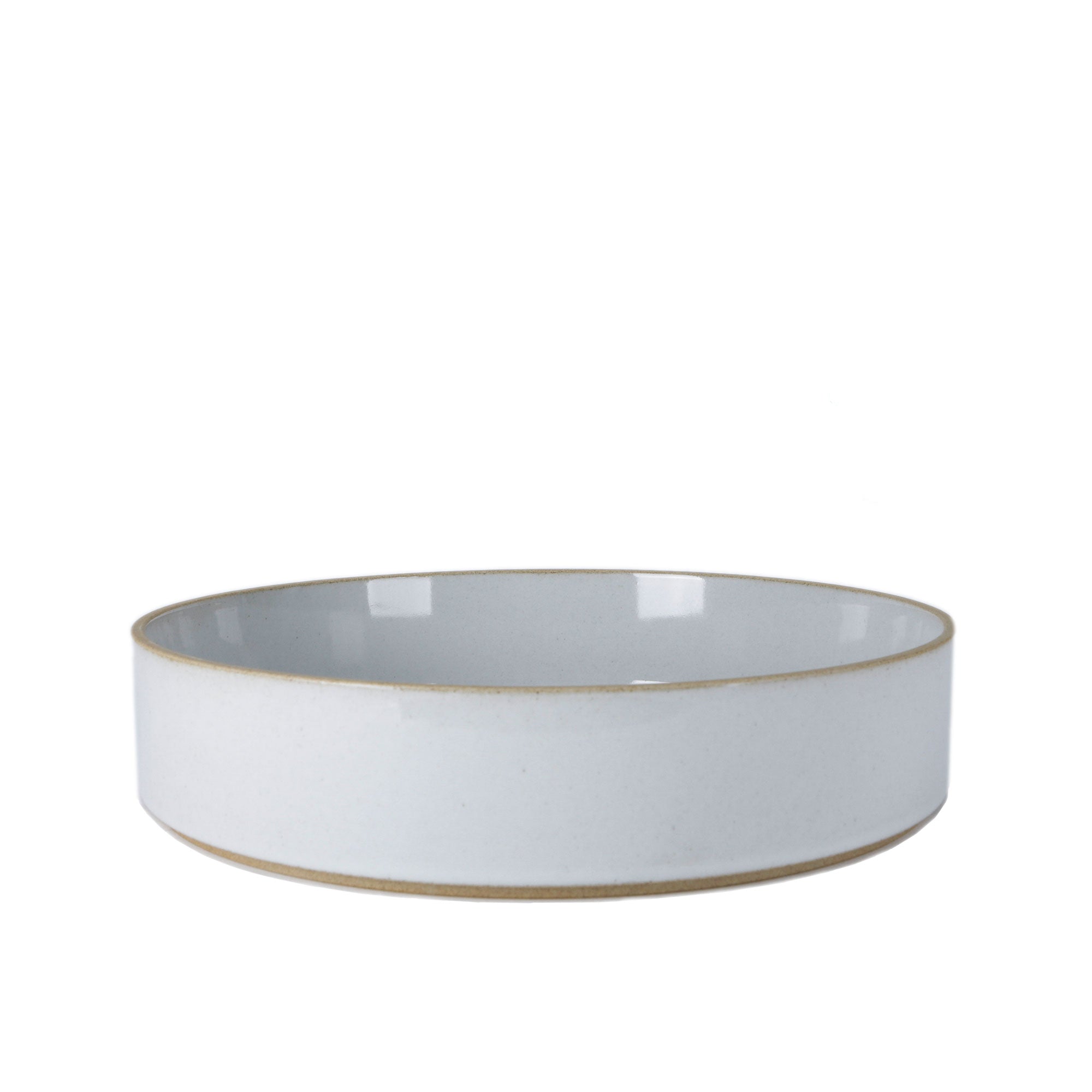 Gloss Gray Porcelain Ceramic Serving Bowl
