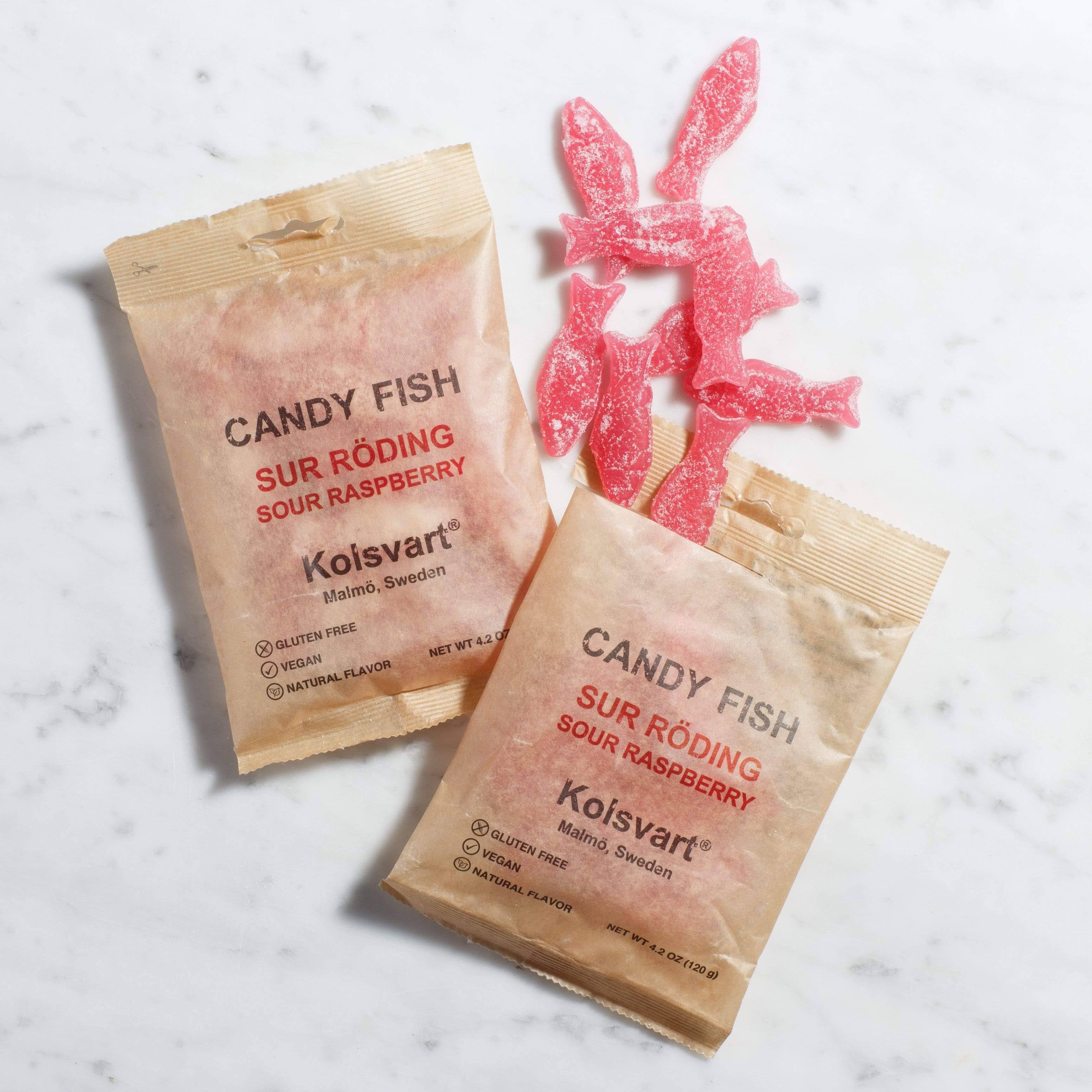 Sour Raspberry Swedish Fish