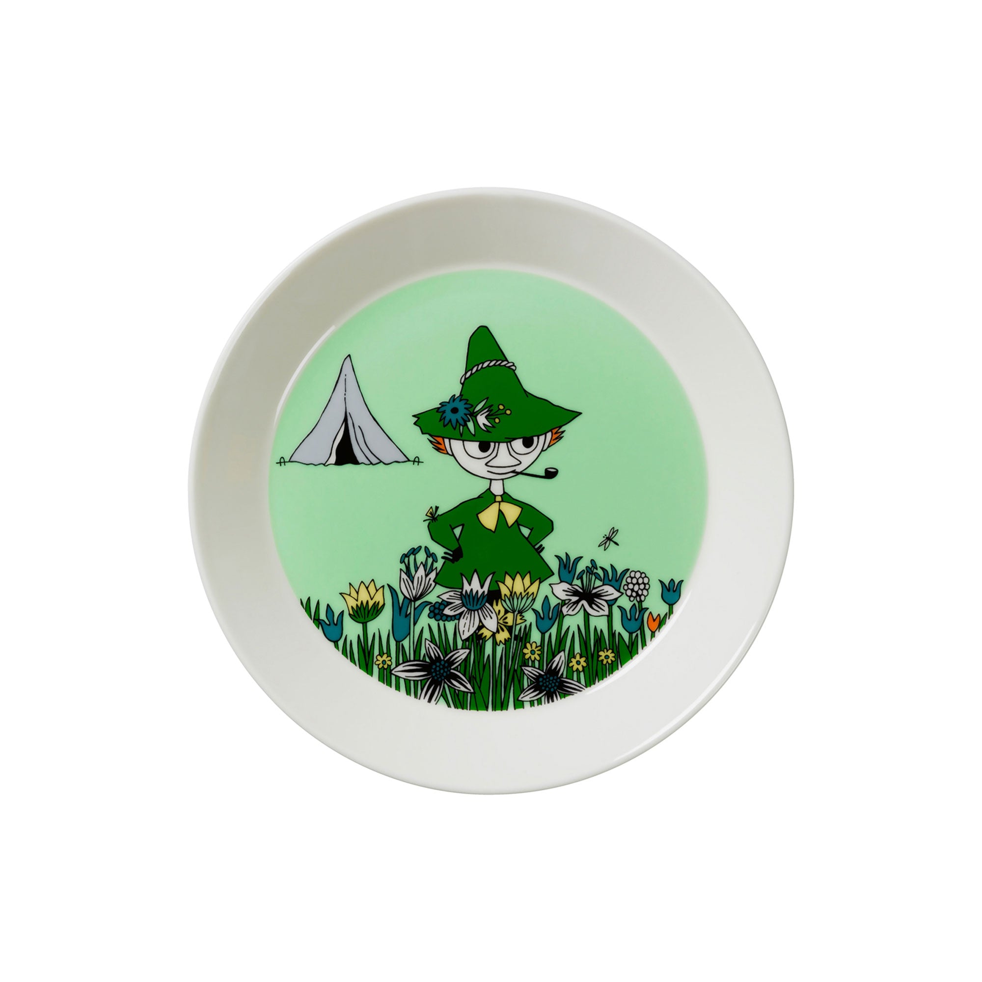 Snufkin Green Moomin Plate